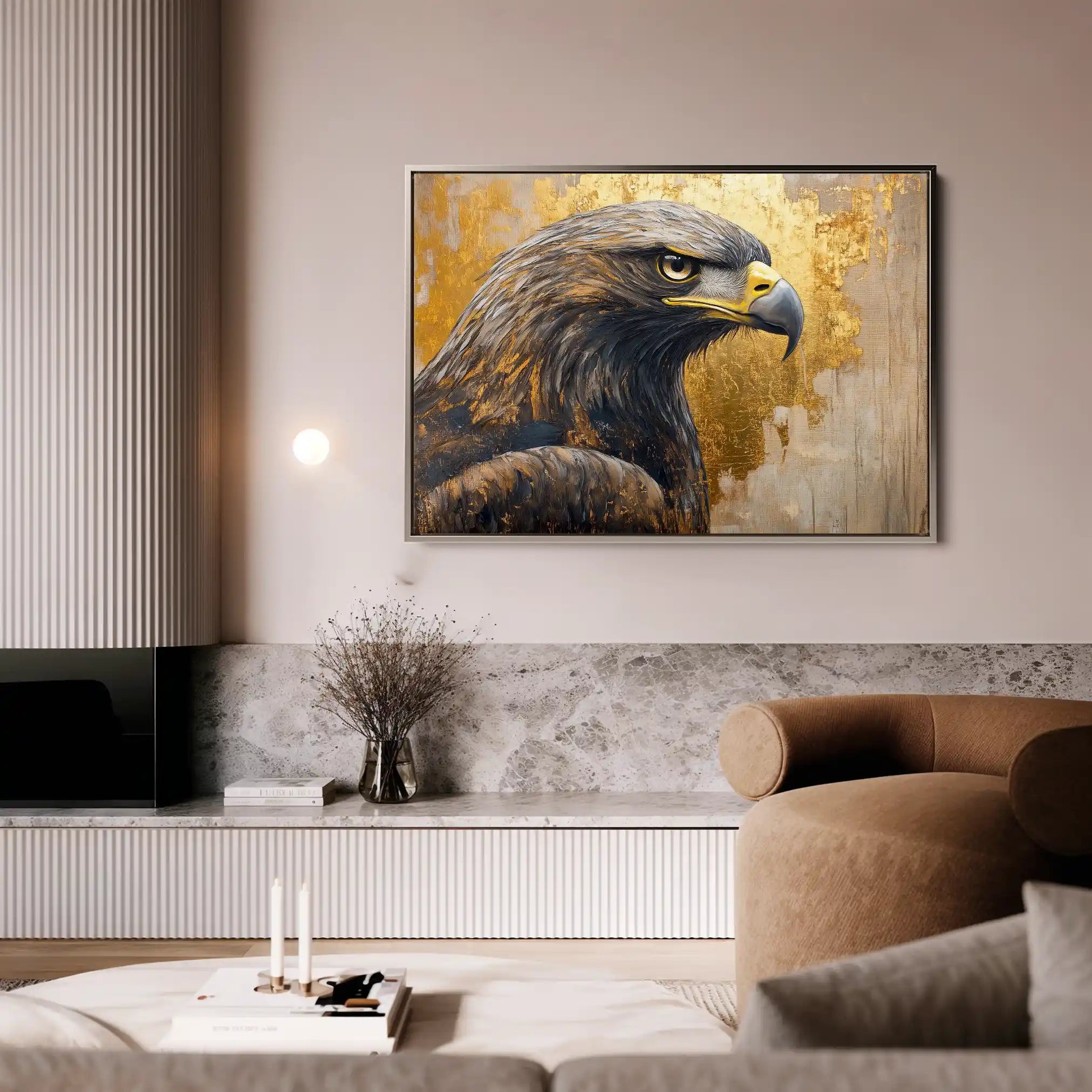 Animals 216 Canvas Art 60 x 40 cm / Black