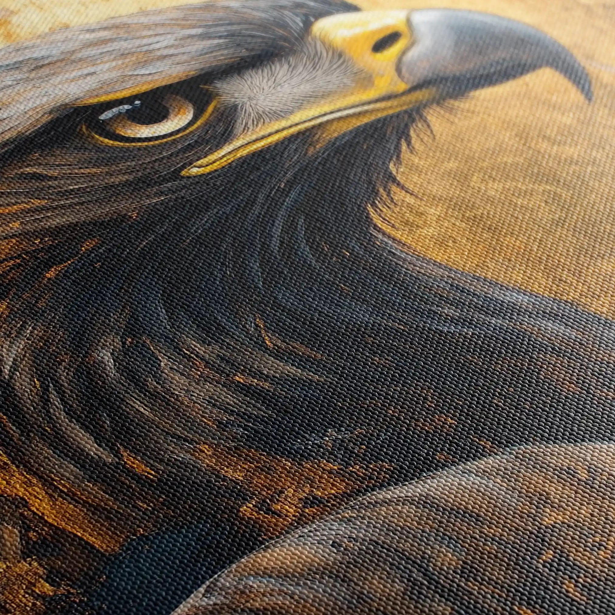 Animals 216 Canvas Art 60 x 40 cm / Black