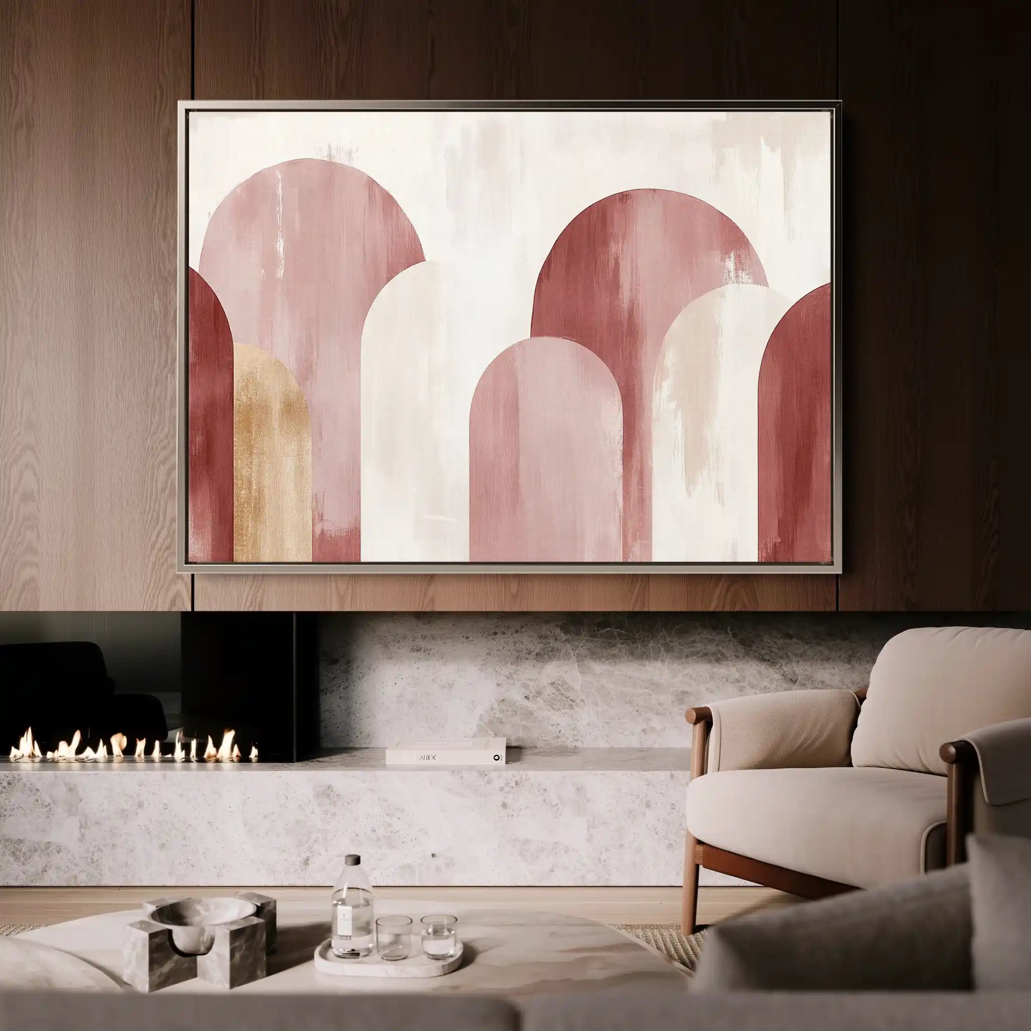 Boho 216 Canvas Art 60 x 40 cm / Black