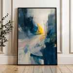 Abstract 2163 Canvas Art 60 x 40 cm / Black
