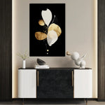 Abstract 2168 Canvas Art 60 x 40 cm / Black