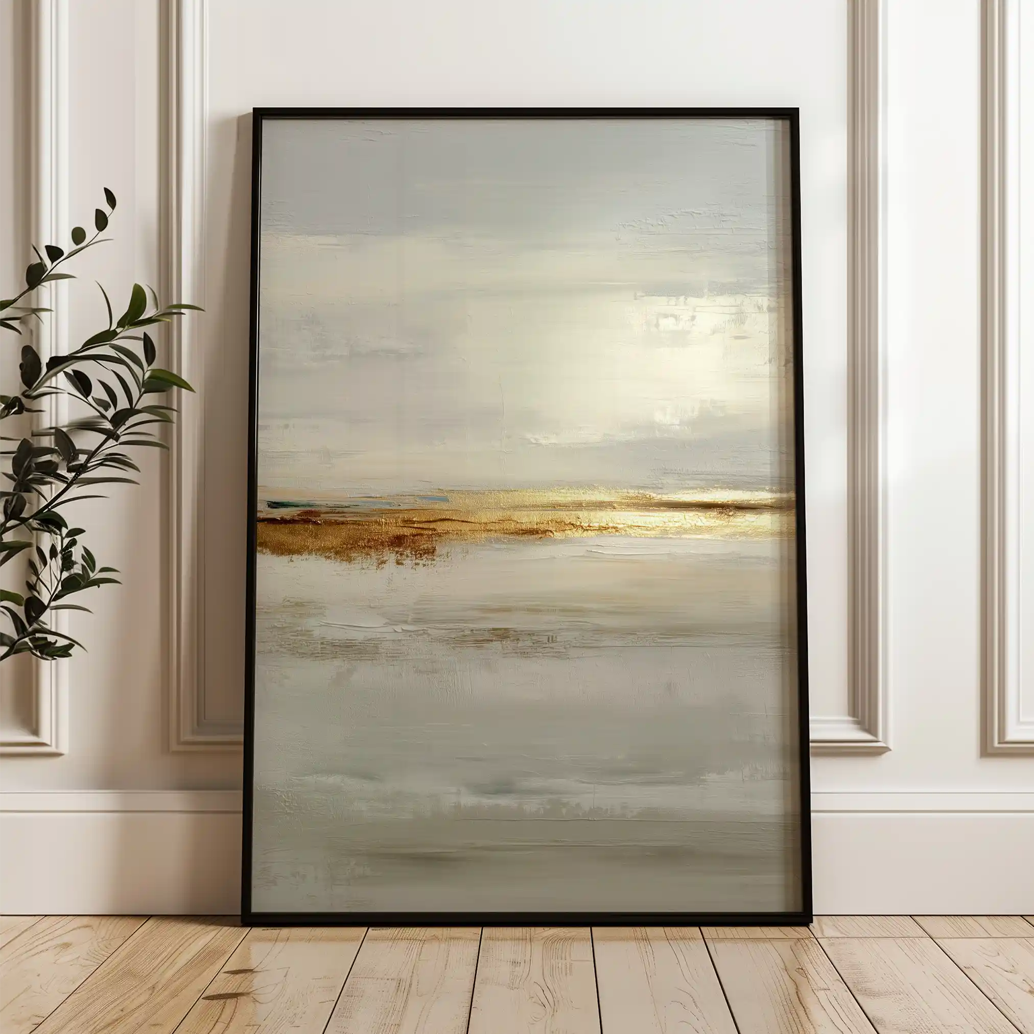 Abstract 2169 Canvas Art 60 x 40 cm / Black