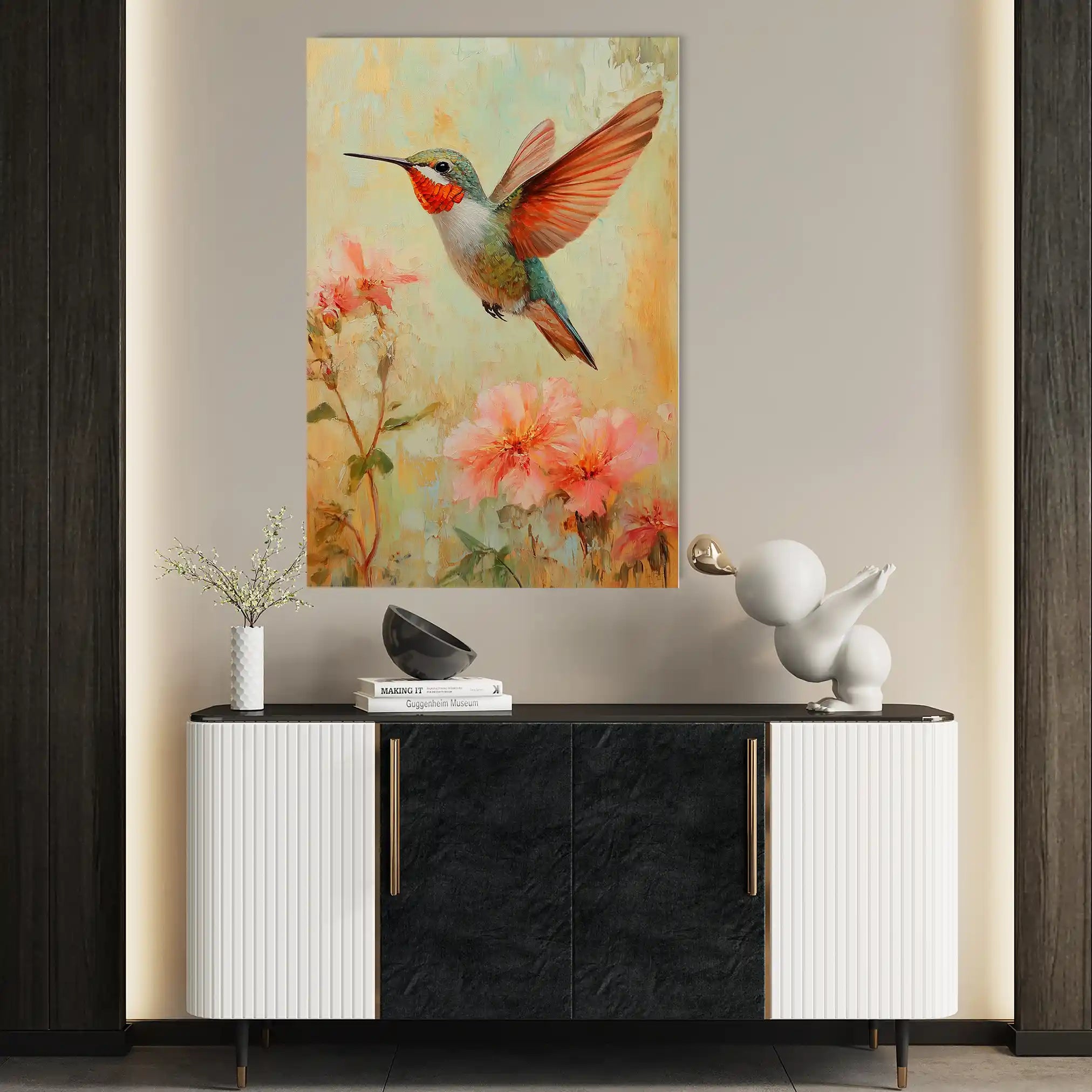 Animals 217 Canvas Art 60 x 40 cm / Black