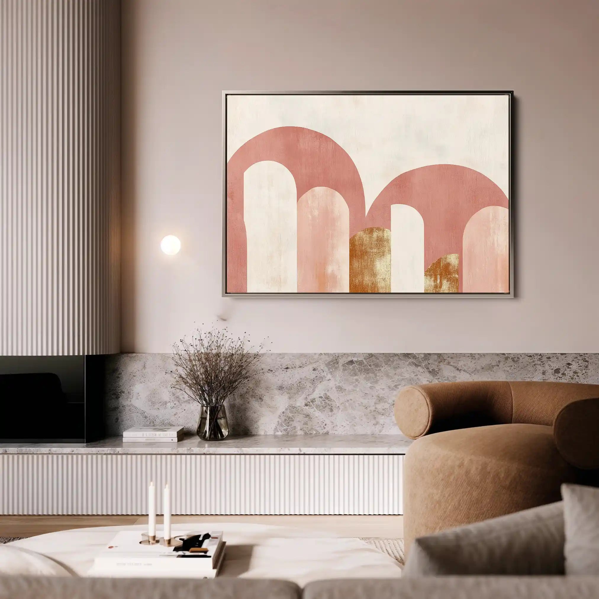 Boho 217 Canvas Art 60 x 40 cm / Black