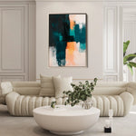 Abstract 2174 Canvas Art 60 x 40 cm / Black