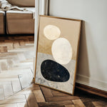 Abstract 2175 Canvas Art 60 x 40 cm / Black