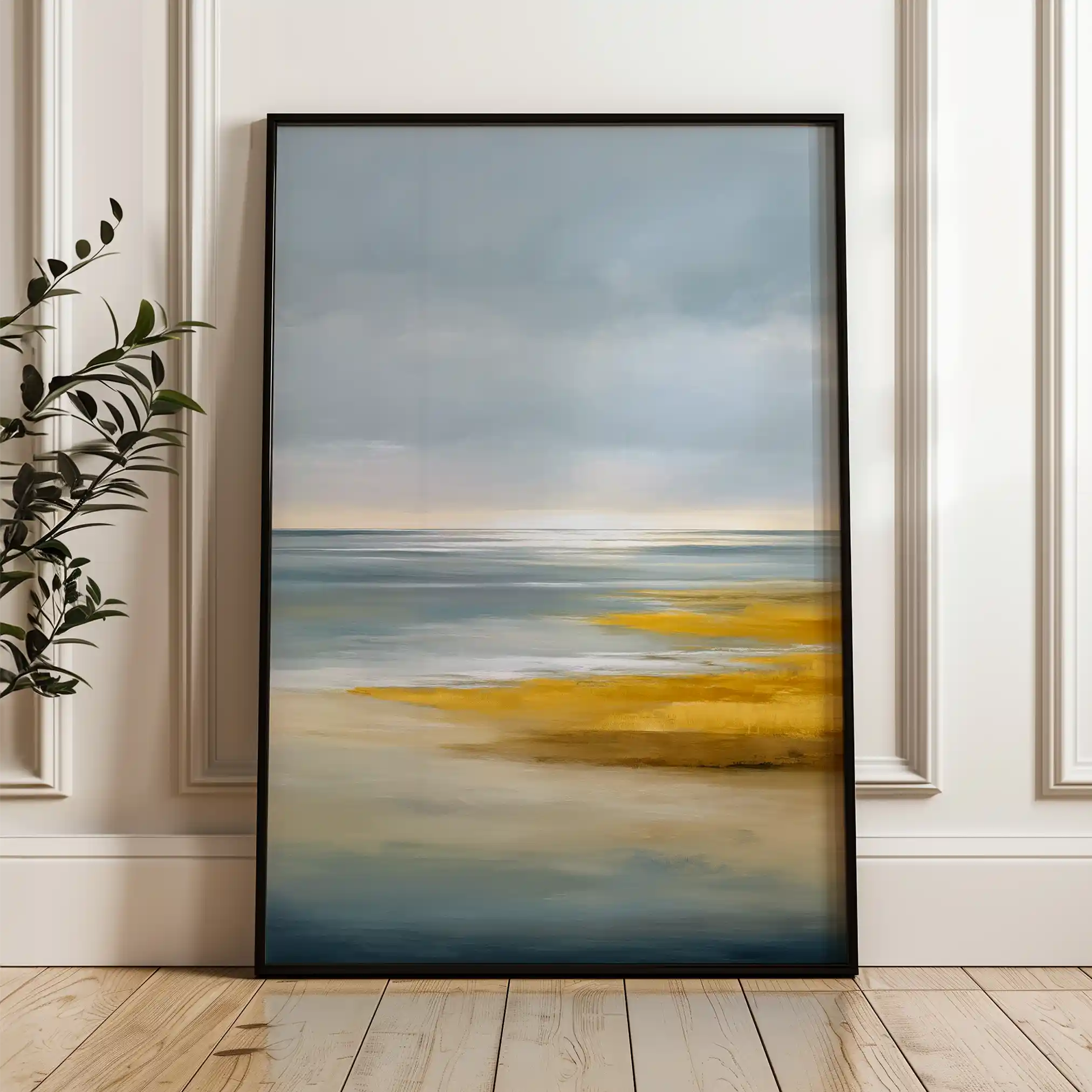 Abstract 2178 Canvas Art 60 x 40 cm / Black