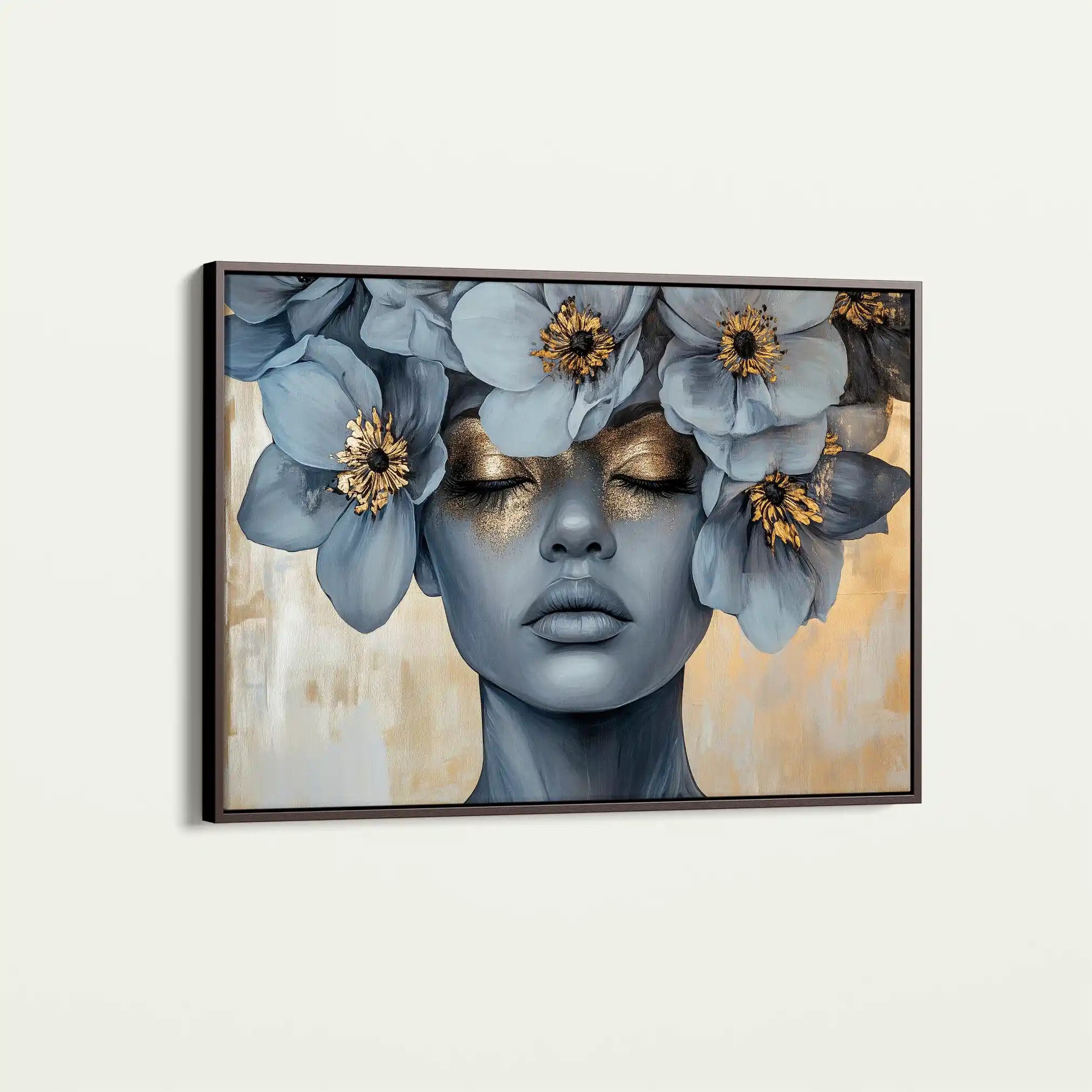 Portrait 218 Canvas Art 60 x 40 cm / Black