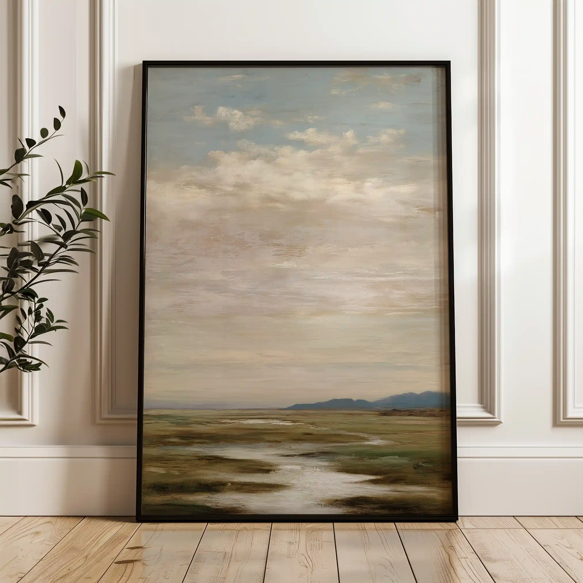 Abstract 2180 Canvas Art 60 x 40 cm / Black