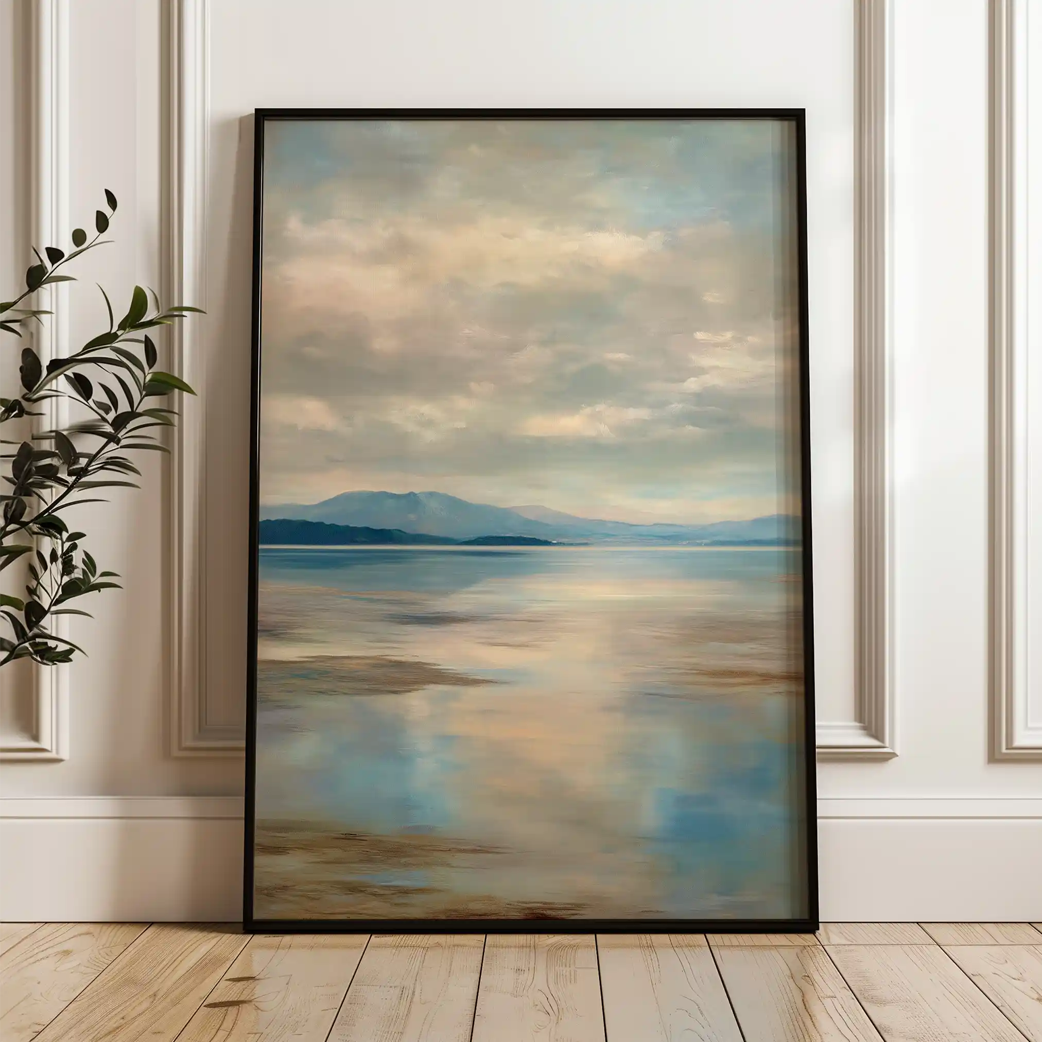 Abstract 2181 Canvas Art 60 x 40 cm / Black