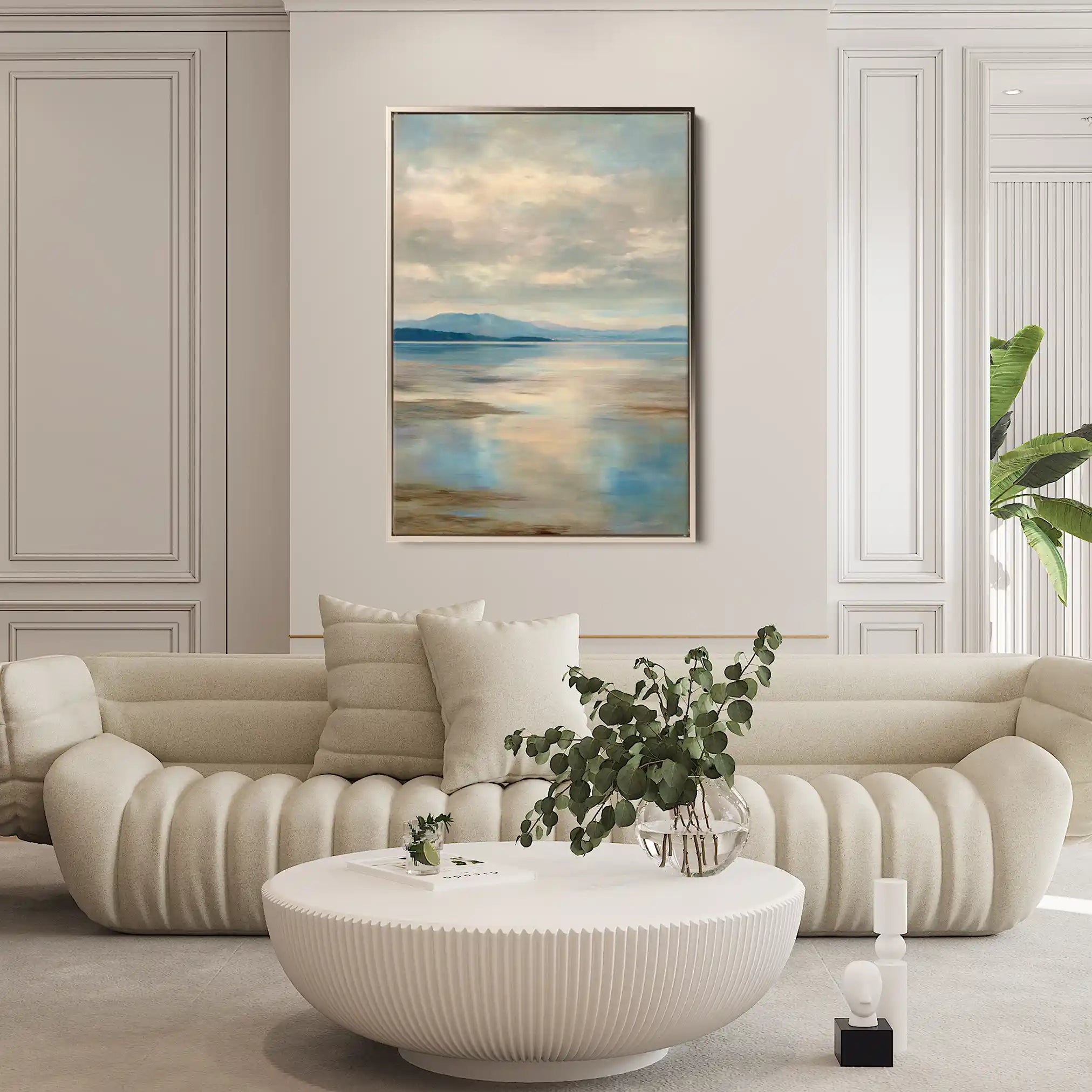 Abstract 2181 Canvas Art 60 x 40 cm / Black