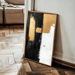 Abstract 2188 Canvas Art 60 x 40 cm / Black