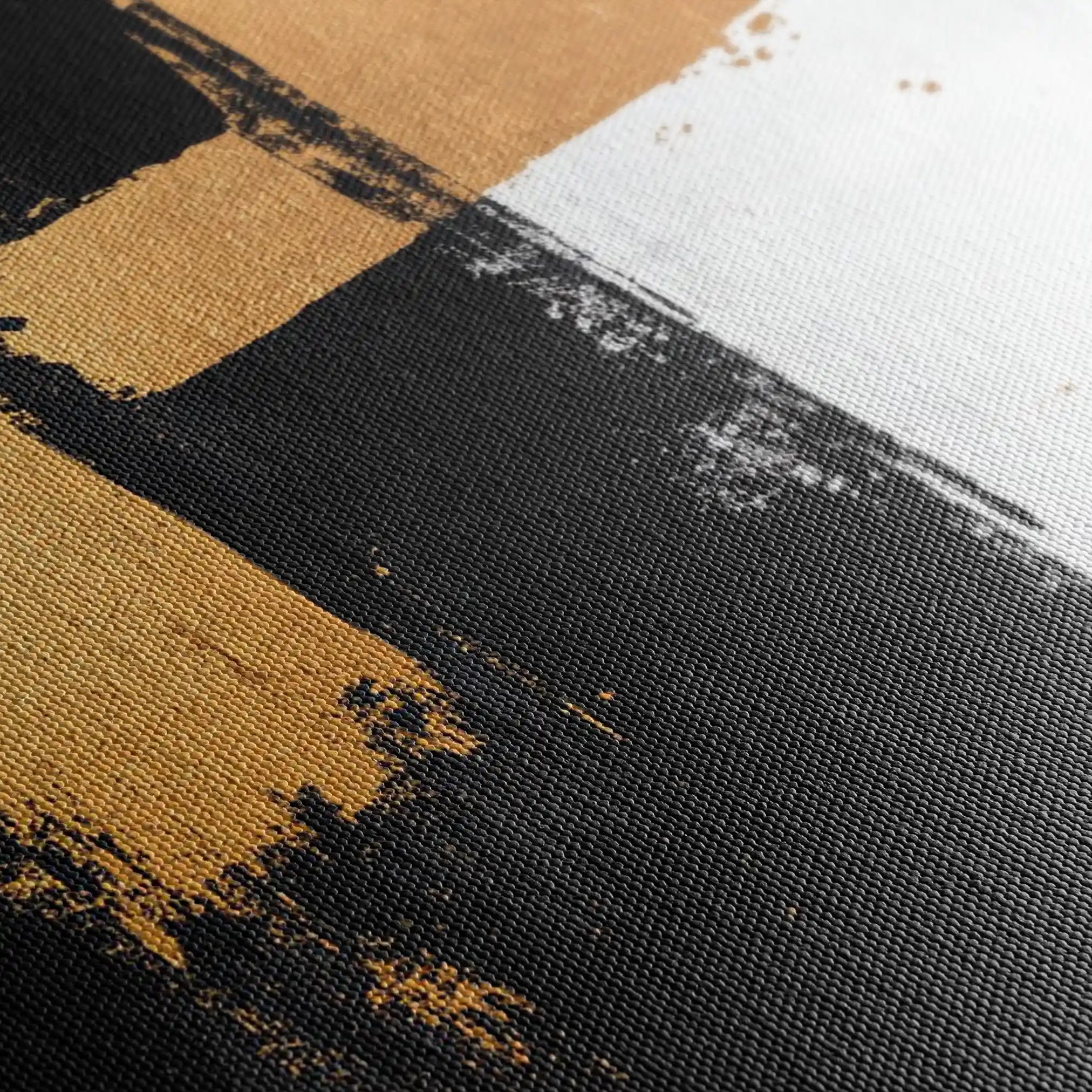 Abstract 2188 Canvas Art 60 x 40 cm / Black