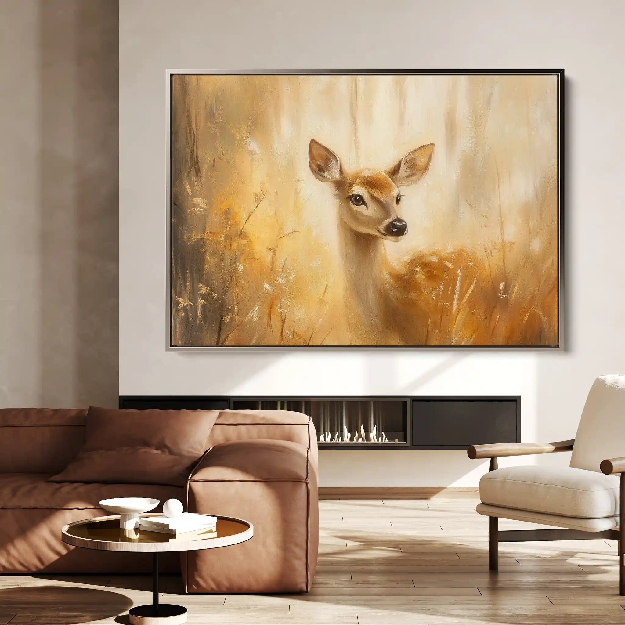 Animals 219 Canvas Art 60 x 40 cm / Black