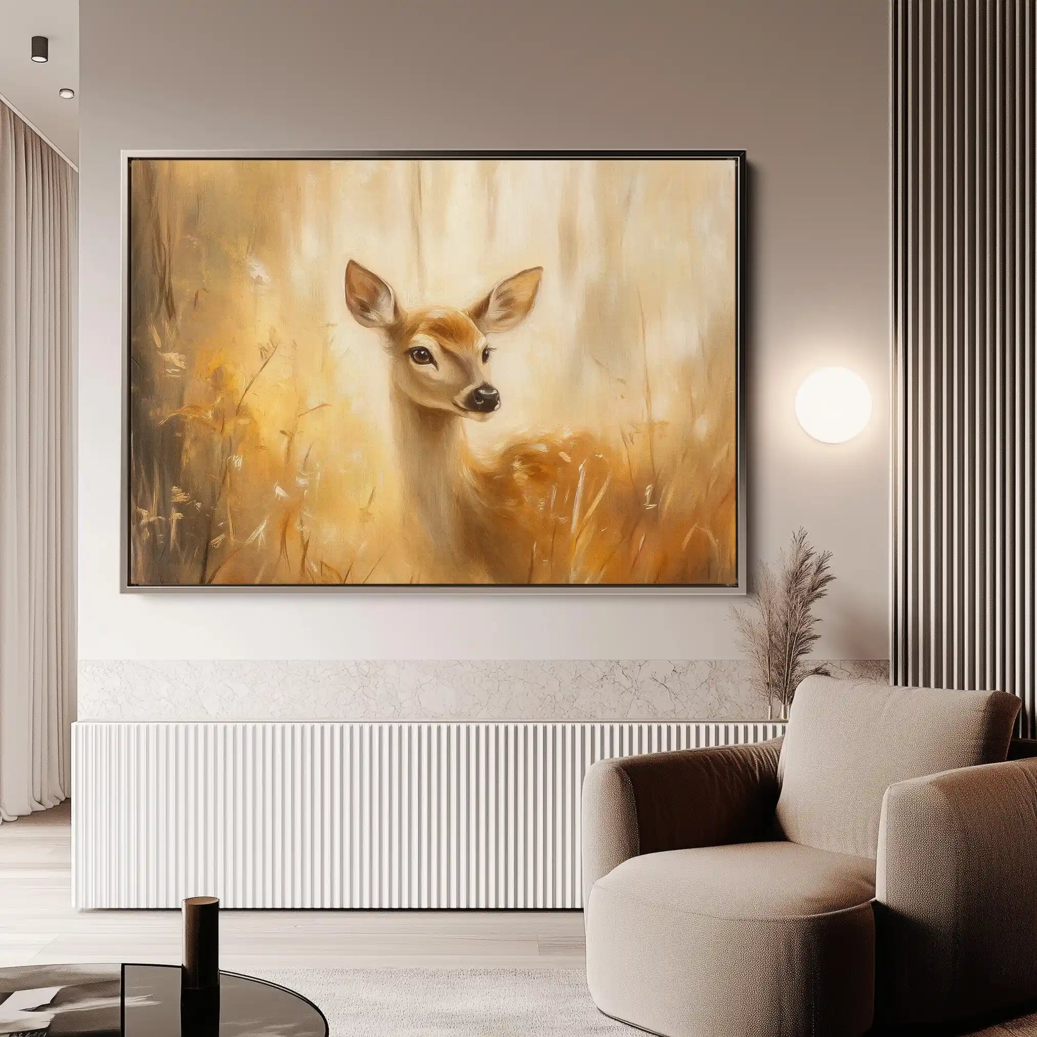 Animals 219 Canvas Art 60 x 40 cm / Black