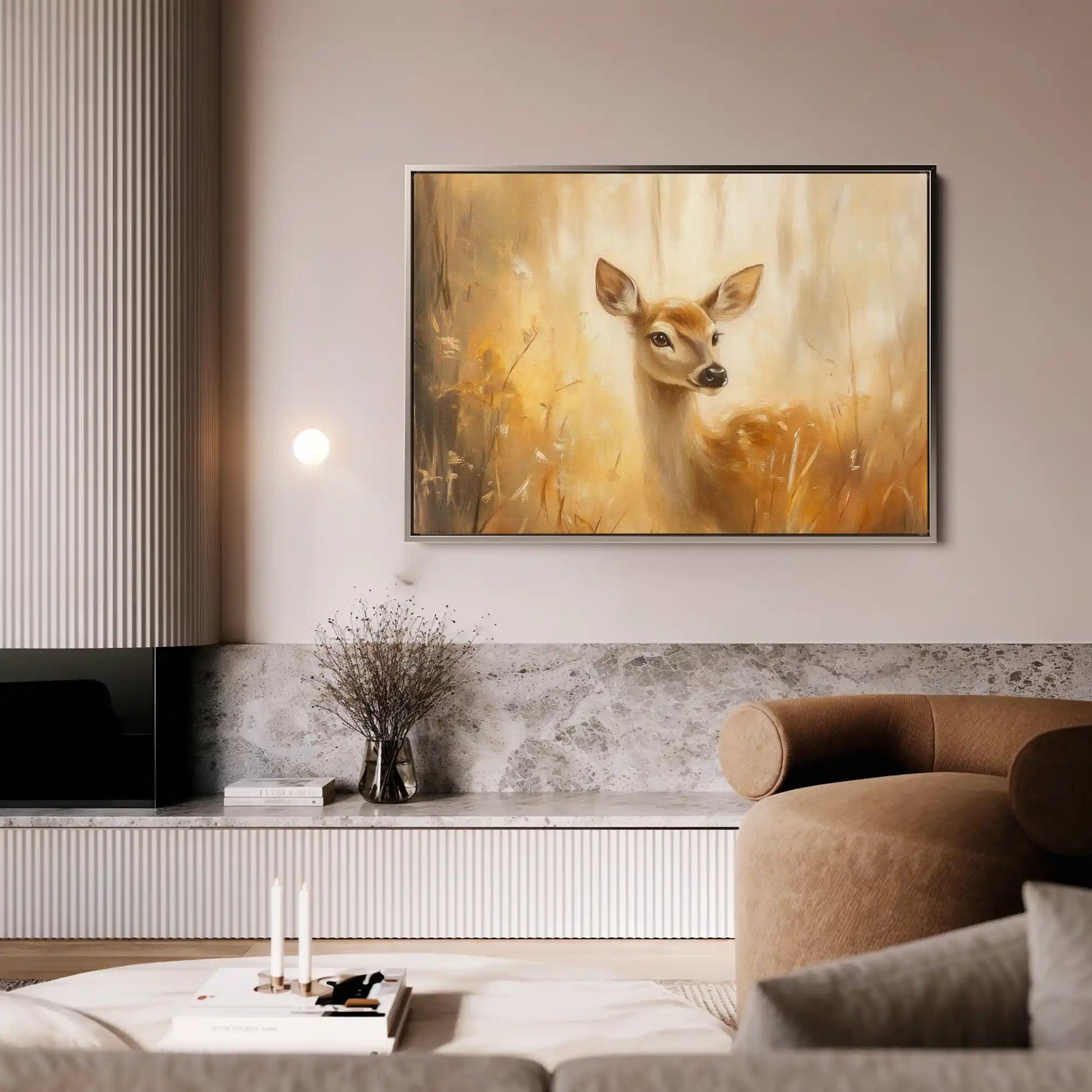 Animals 219 Canvas Art 60 x 40 cm / Black