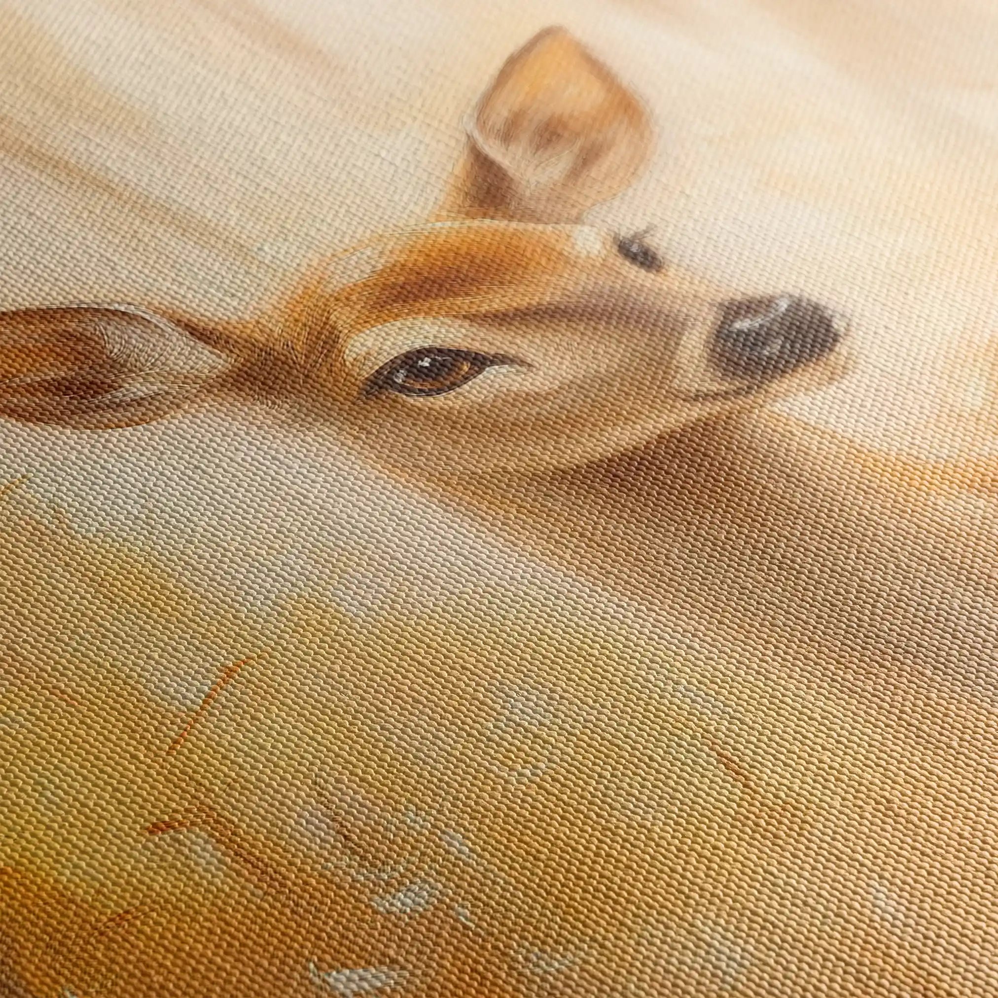 Animals 219 Canvas Art 60 x 40 cm / Black