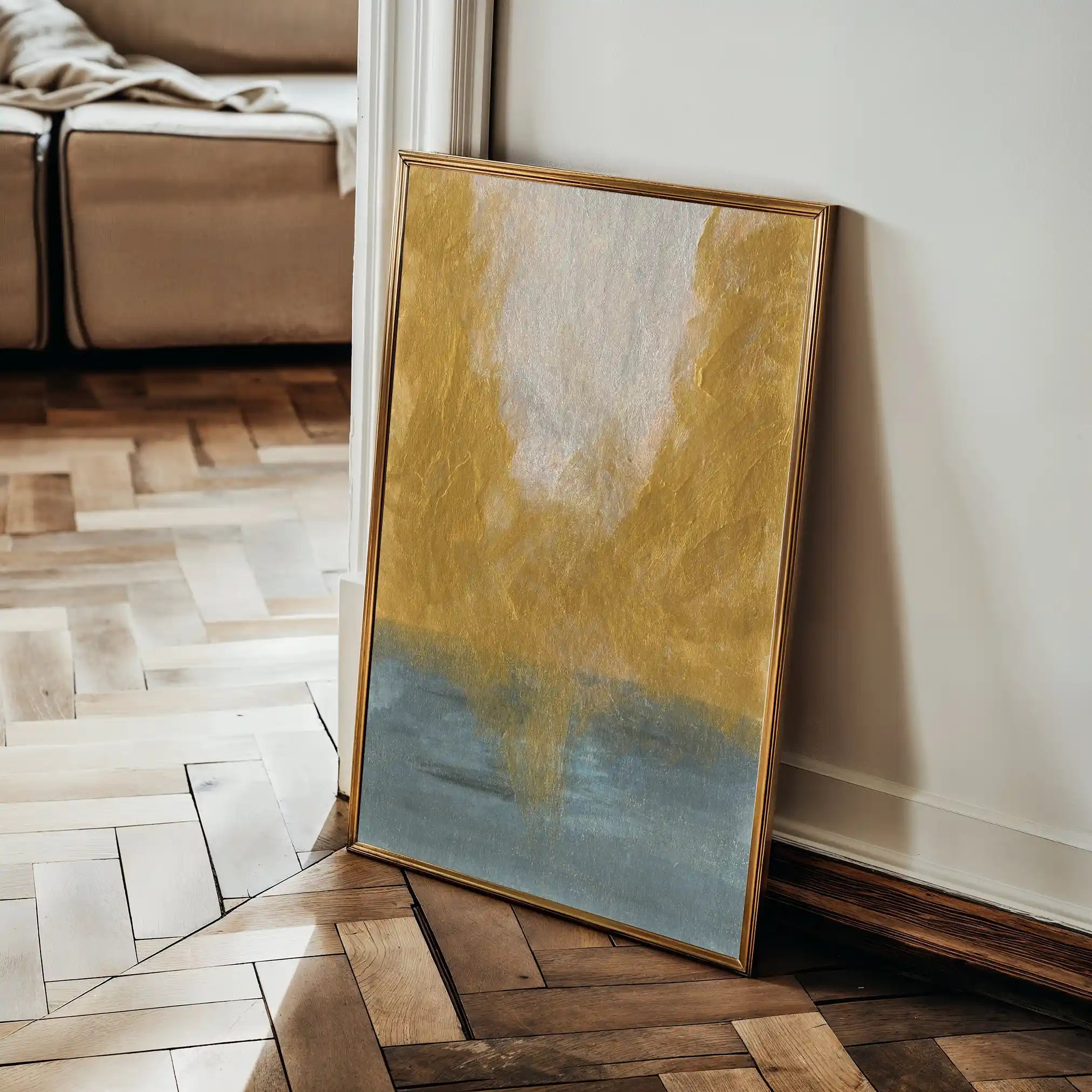 Abstract 219 Canvas Art 60 x 40 cm / Black