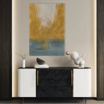 Abstract 219 Canvas Art 60 x 40 cm / Black