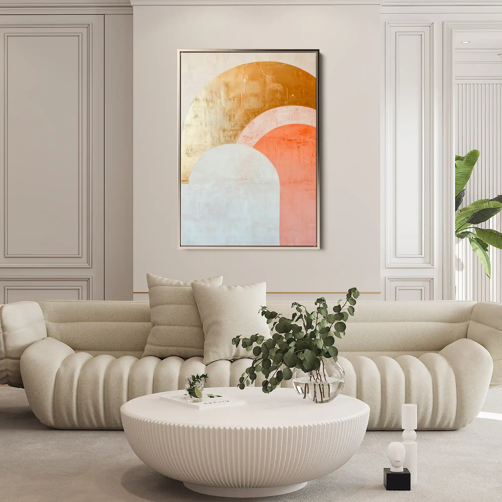 Boho 219 Canvas Art 60 x 40 cm / Black