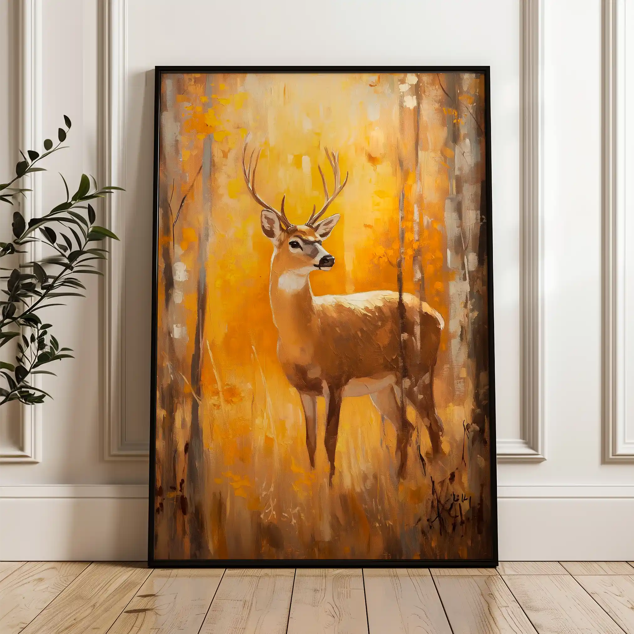 Animals 220 Canvas Art 60 x 40 cm / Black