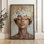 Portrait 220 Canvas Art 60 x 40 cm / Black