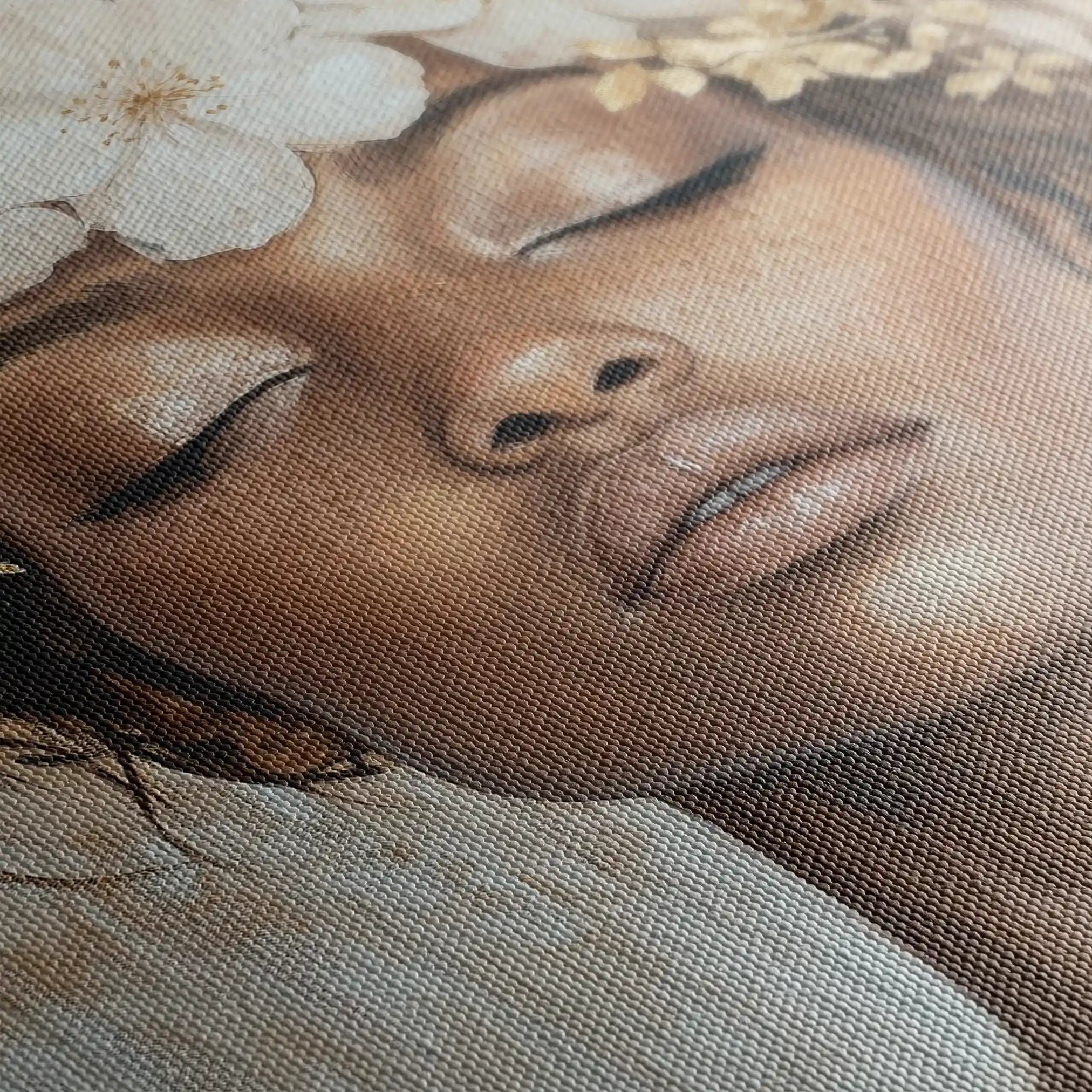 Portrait 220 Canvas Art 60 x 40 cm / Black