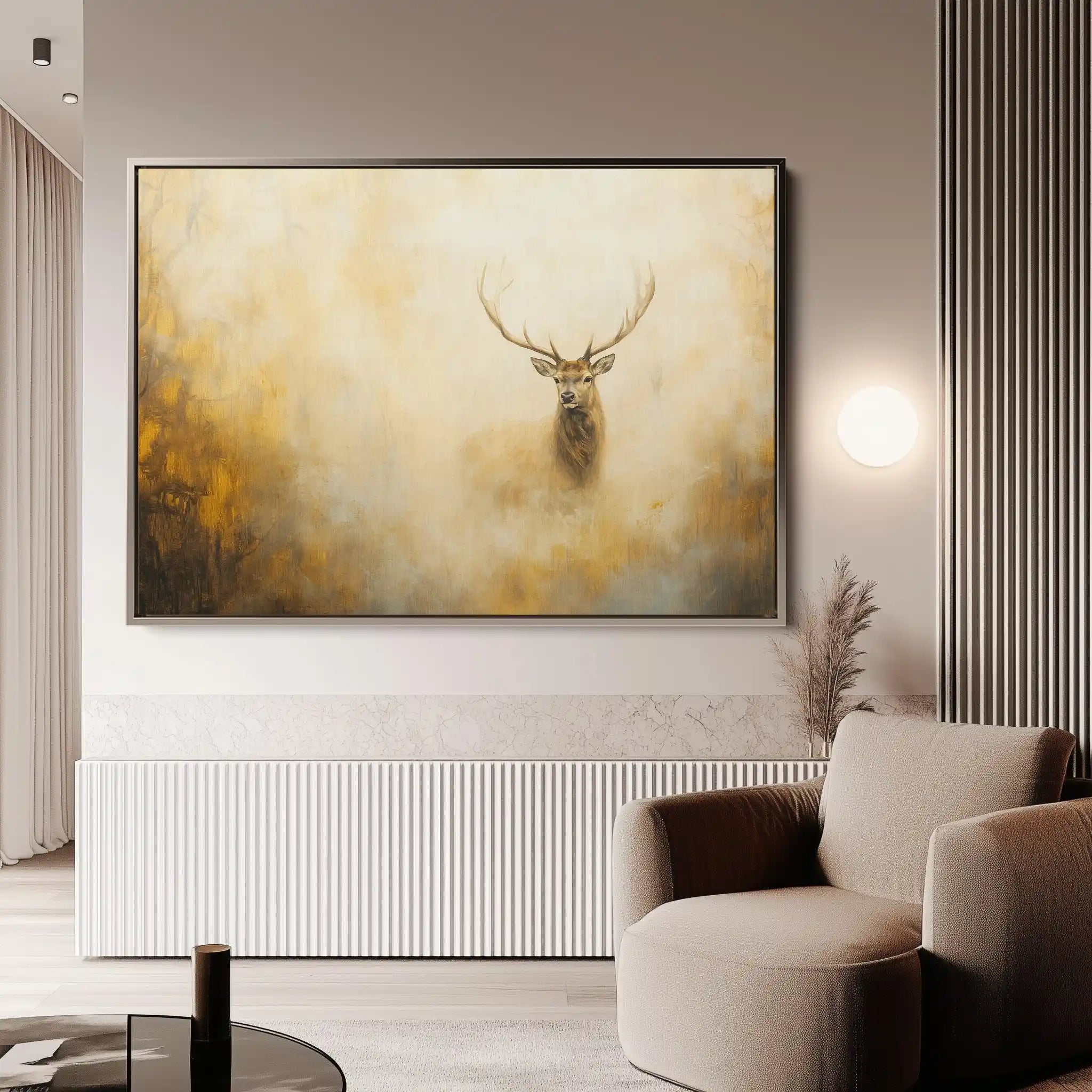 Animals 221 Canvas Art 60 x 40 cm / Black