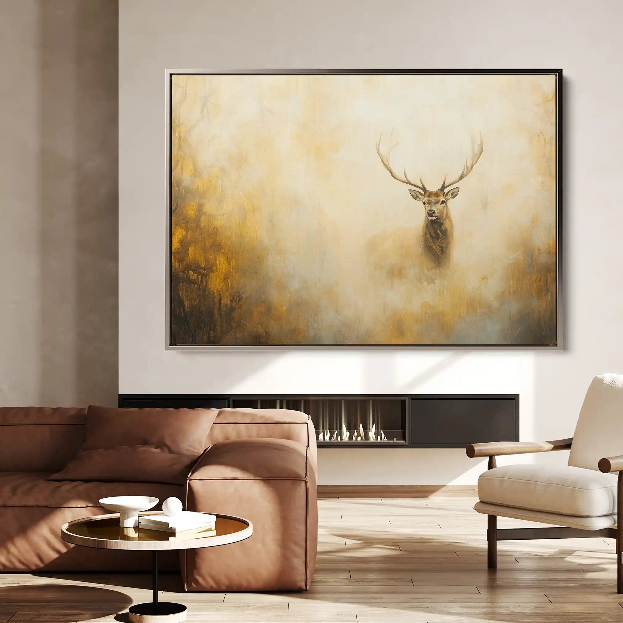 Animals 221 Canvas Art 60 x 40 cm / Black