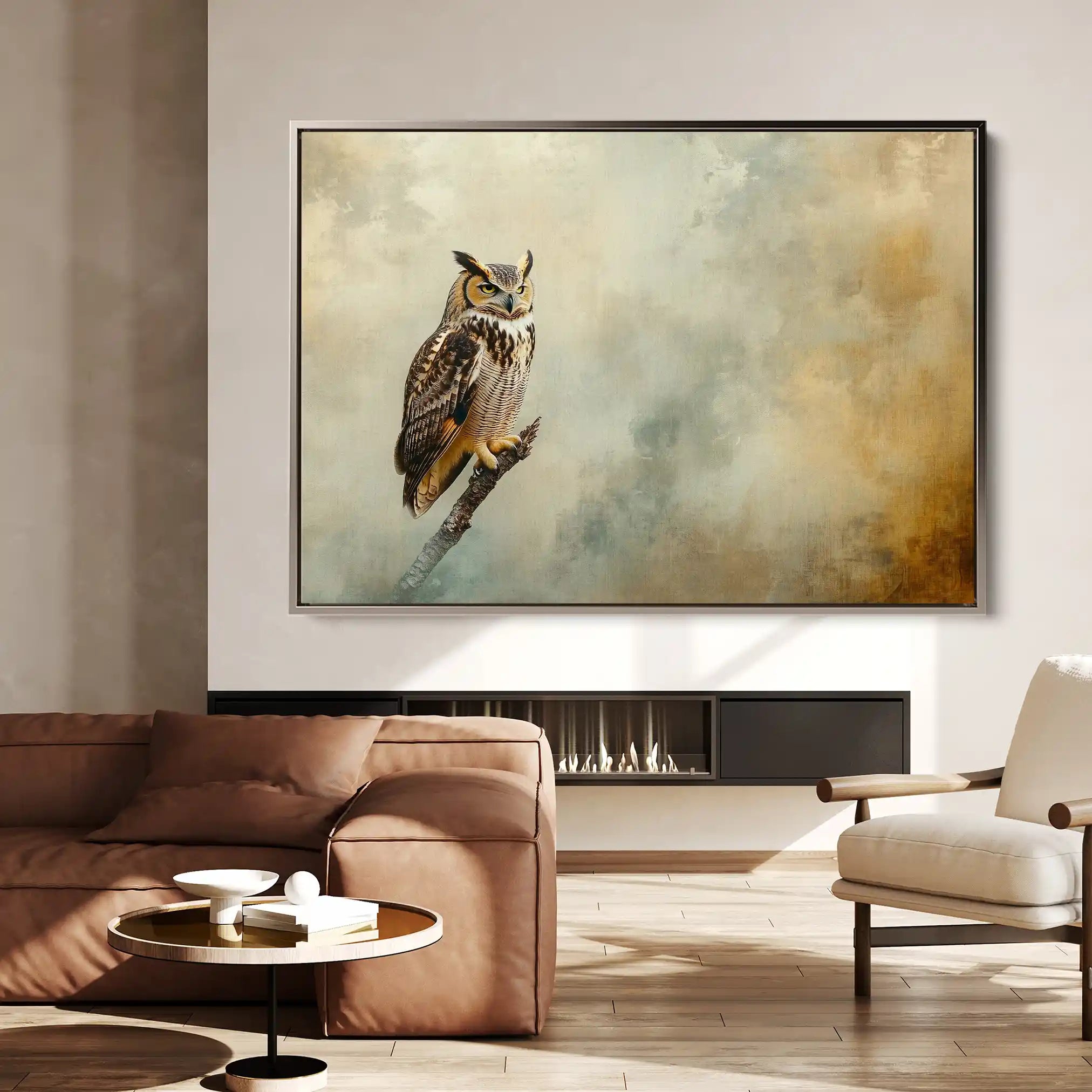 Animals 222 Canvas Art 60 x 40 cm / Black
