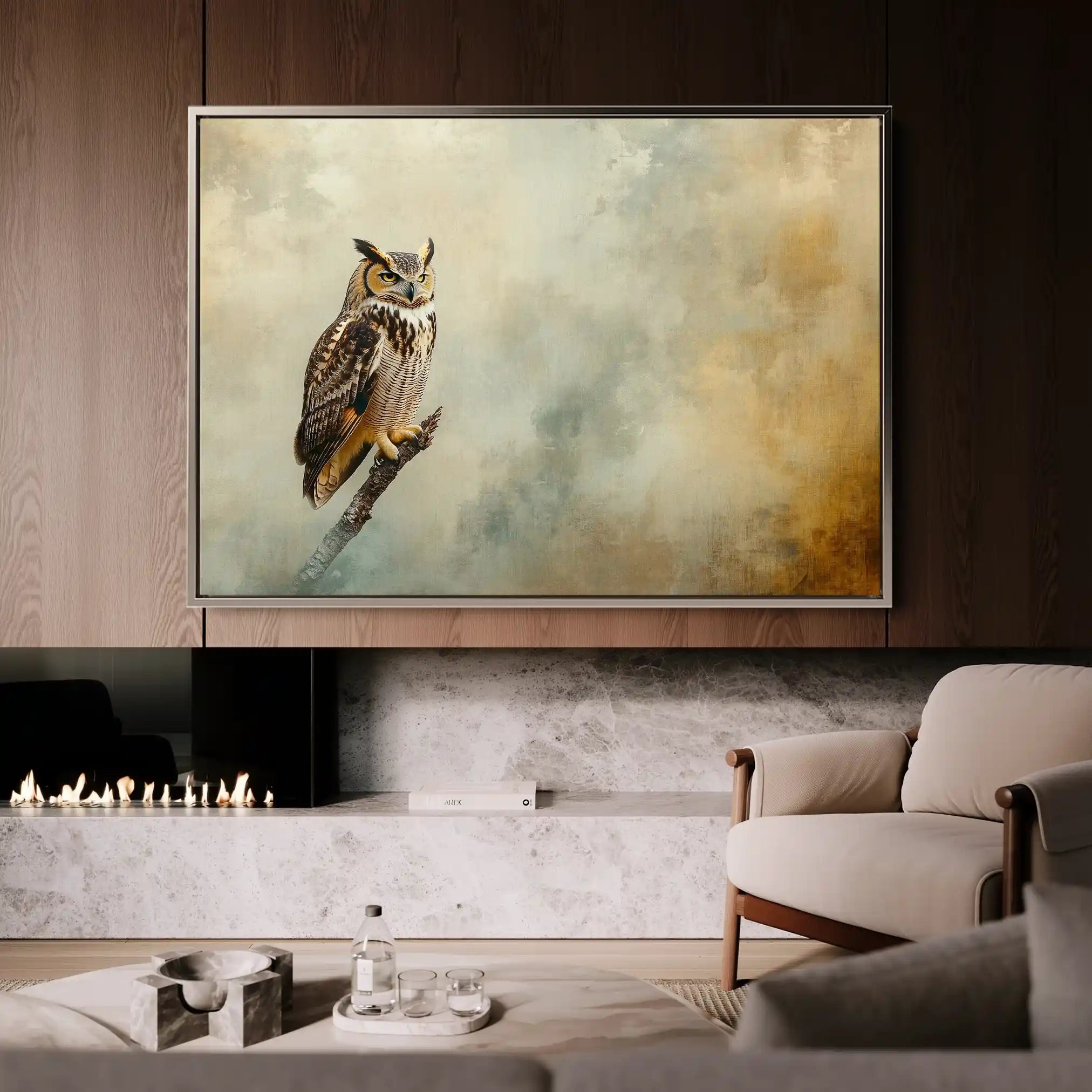 Animals 222 Canvas Art 60 x 40 cm / Black