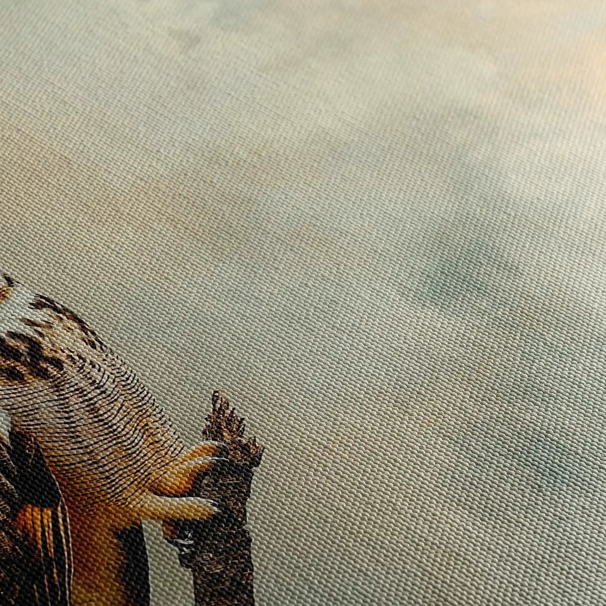 Animals 222 Canvas Art 60 x 40 cm / Black