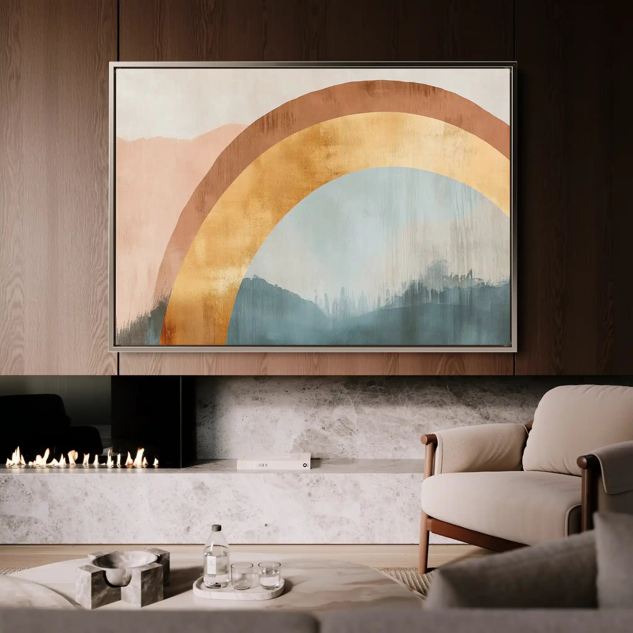 Boho 223 Canvas Art 60 x 40 cm / Black