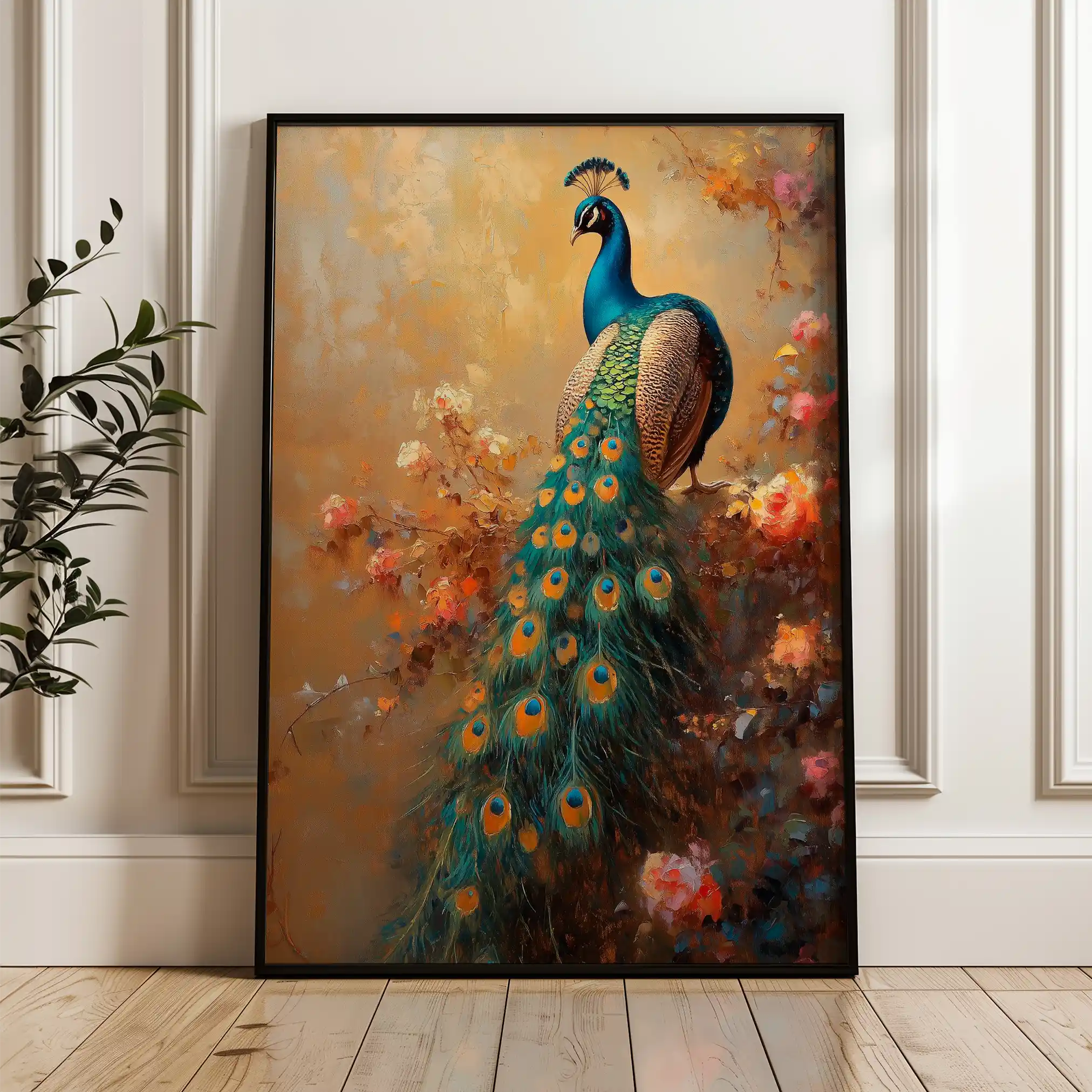 Animals 224 Canvas Art 60 x 40 cm / Black