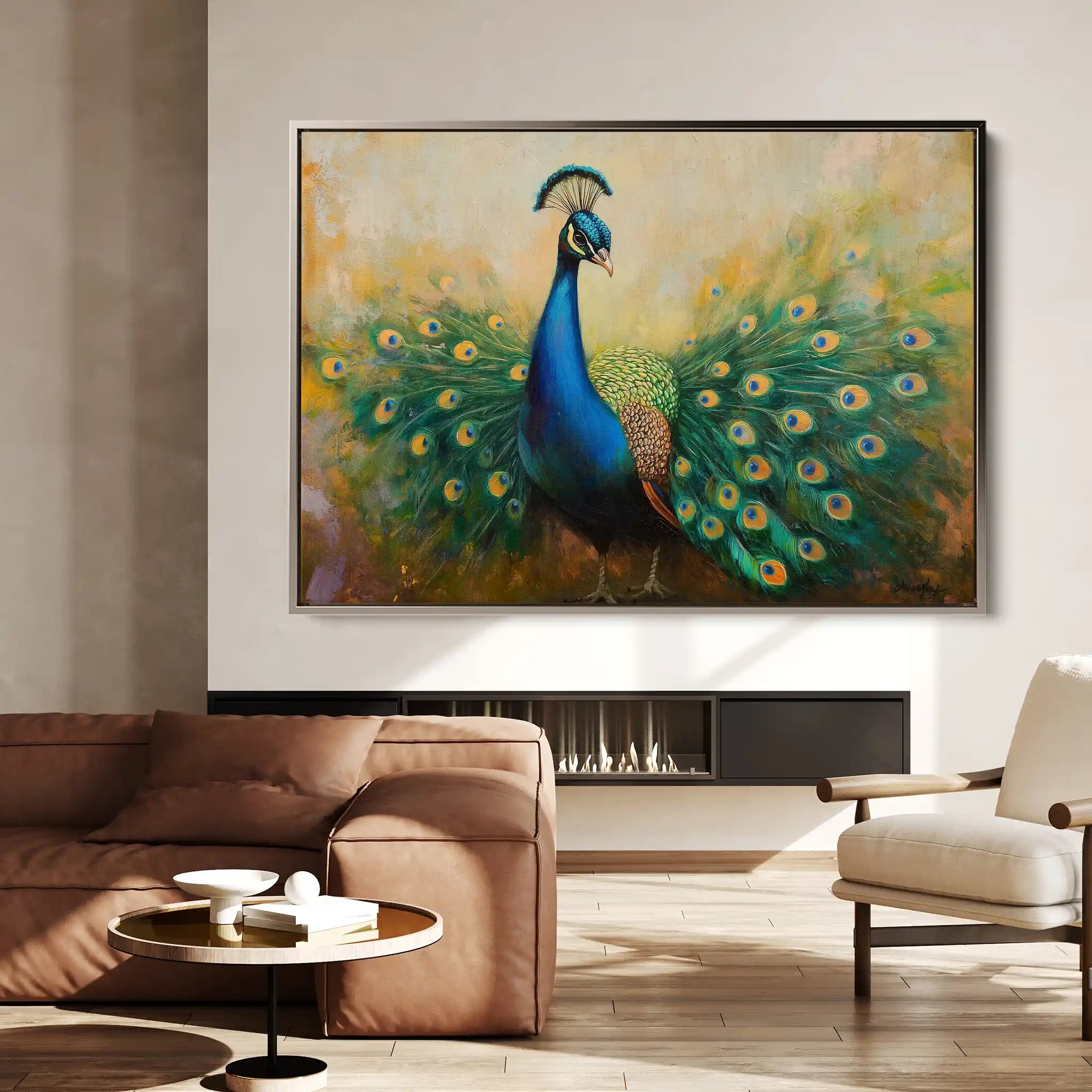 Animals 225 Canvas Art 60 x 40 cm / Black