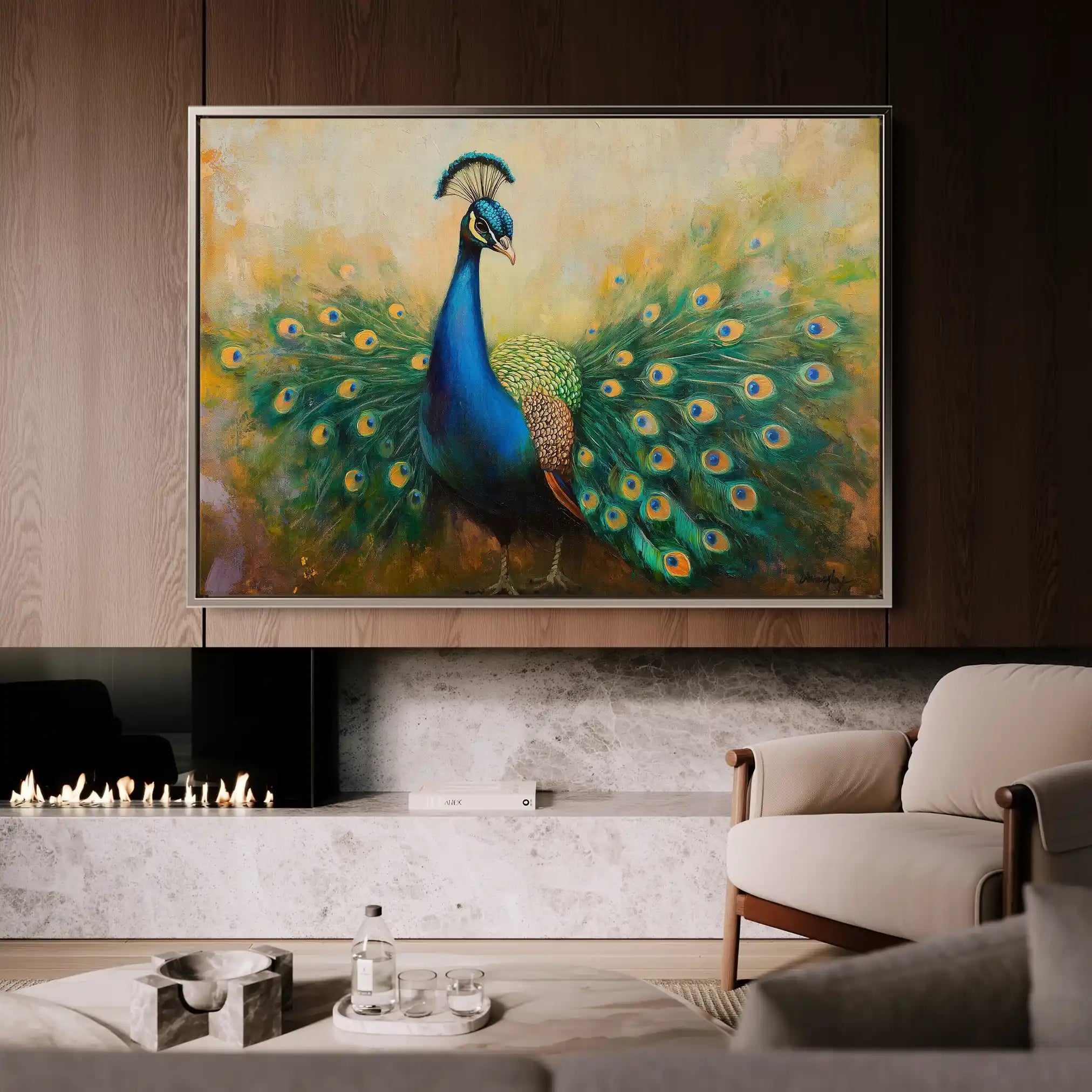 Animals 225 Canvas Art 60 x 40 cm / Black