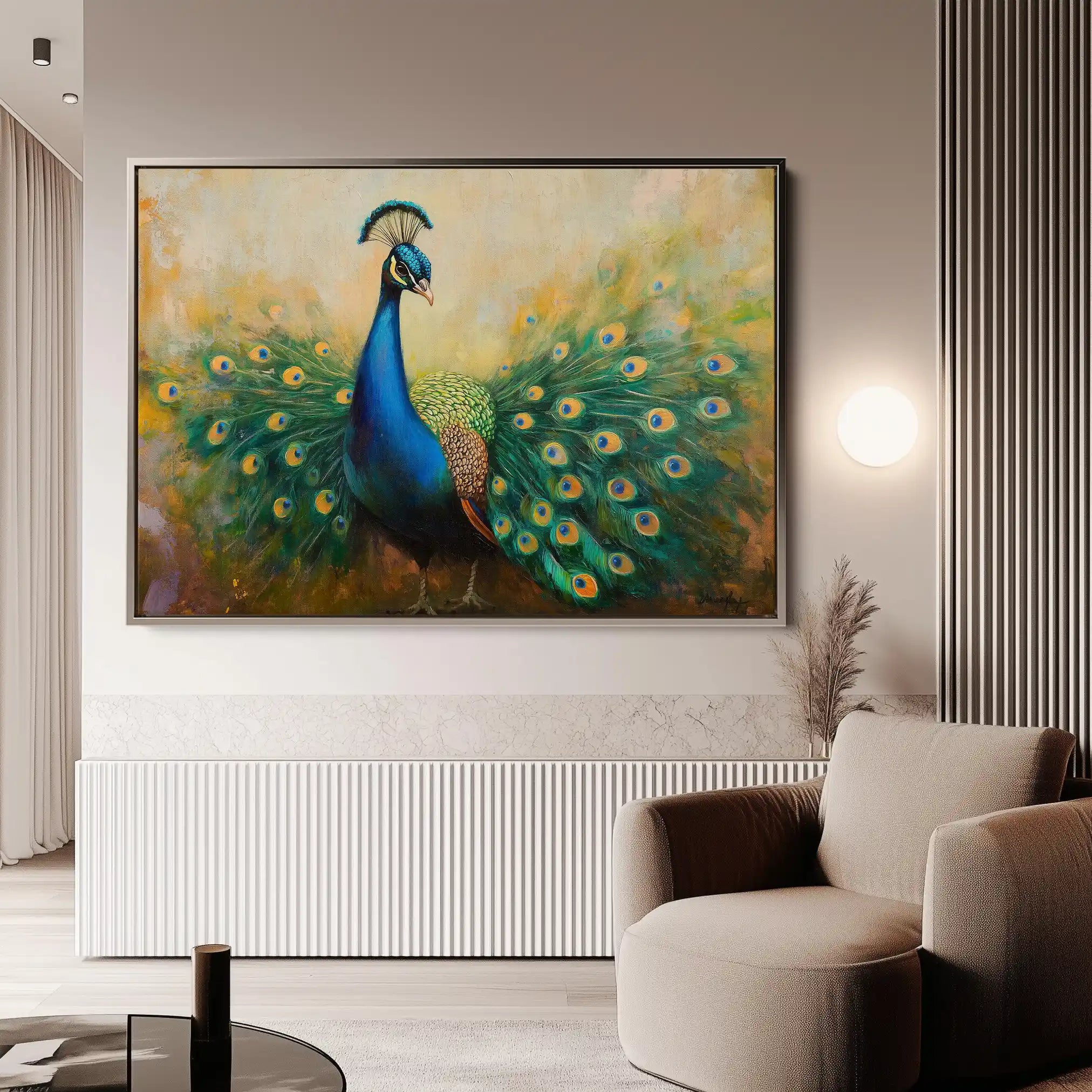 Animals 225 Canvas Art 60 x 40 cm / Black