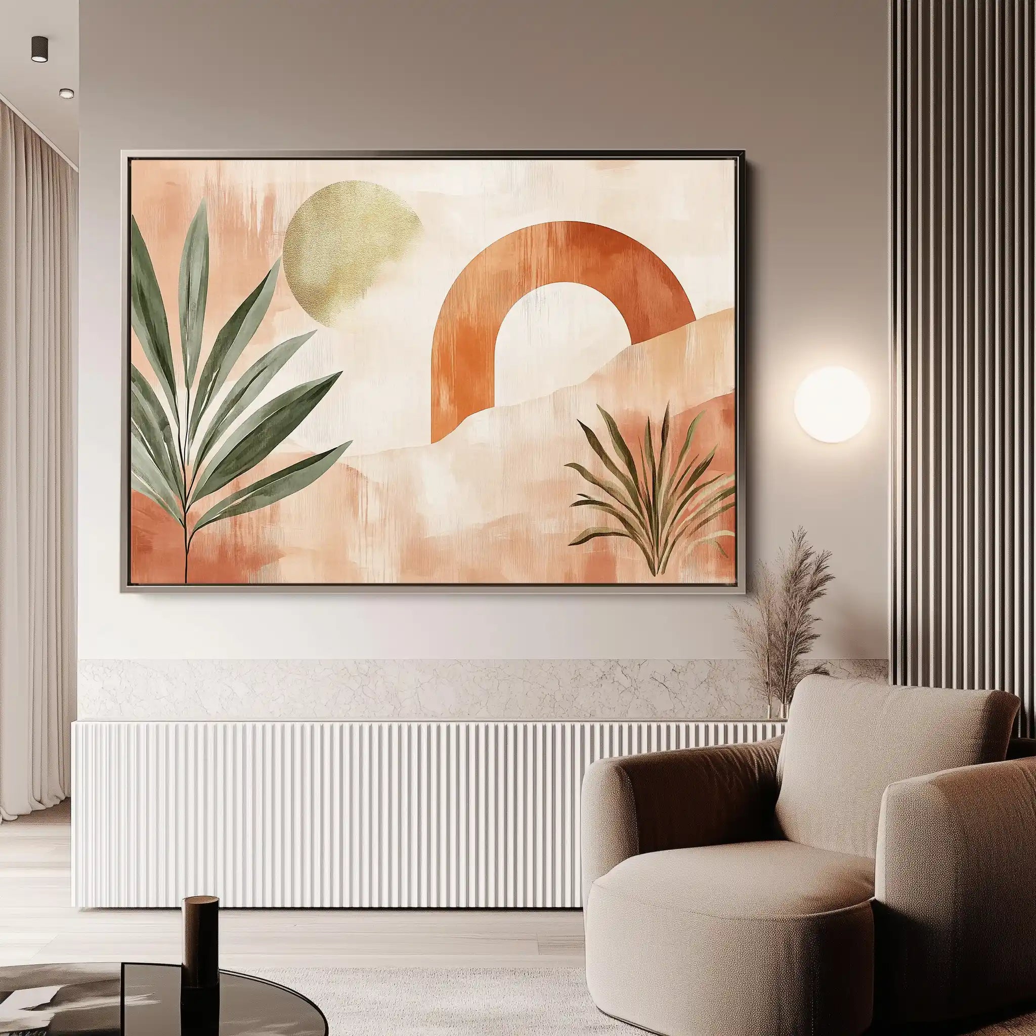 Boho 225 Canvas Art 60 x 40 cm / Black