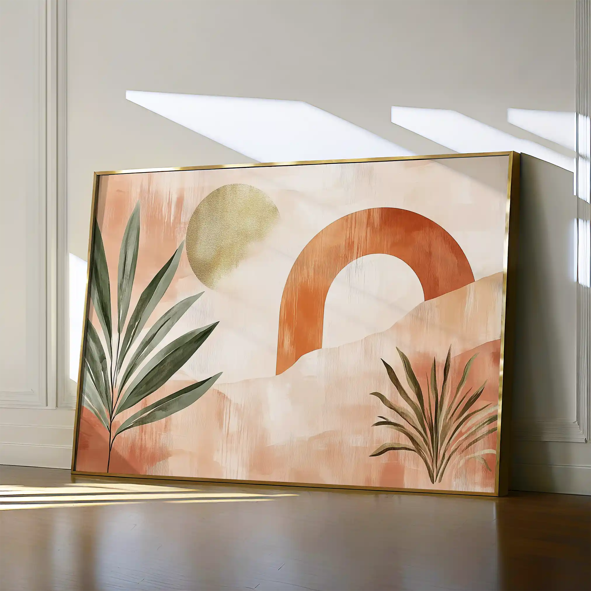 Boho 225 Canvas Art 60 x 40 cm / Black