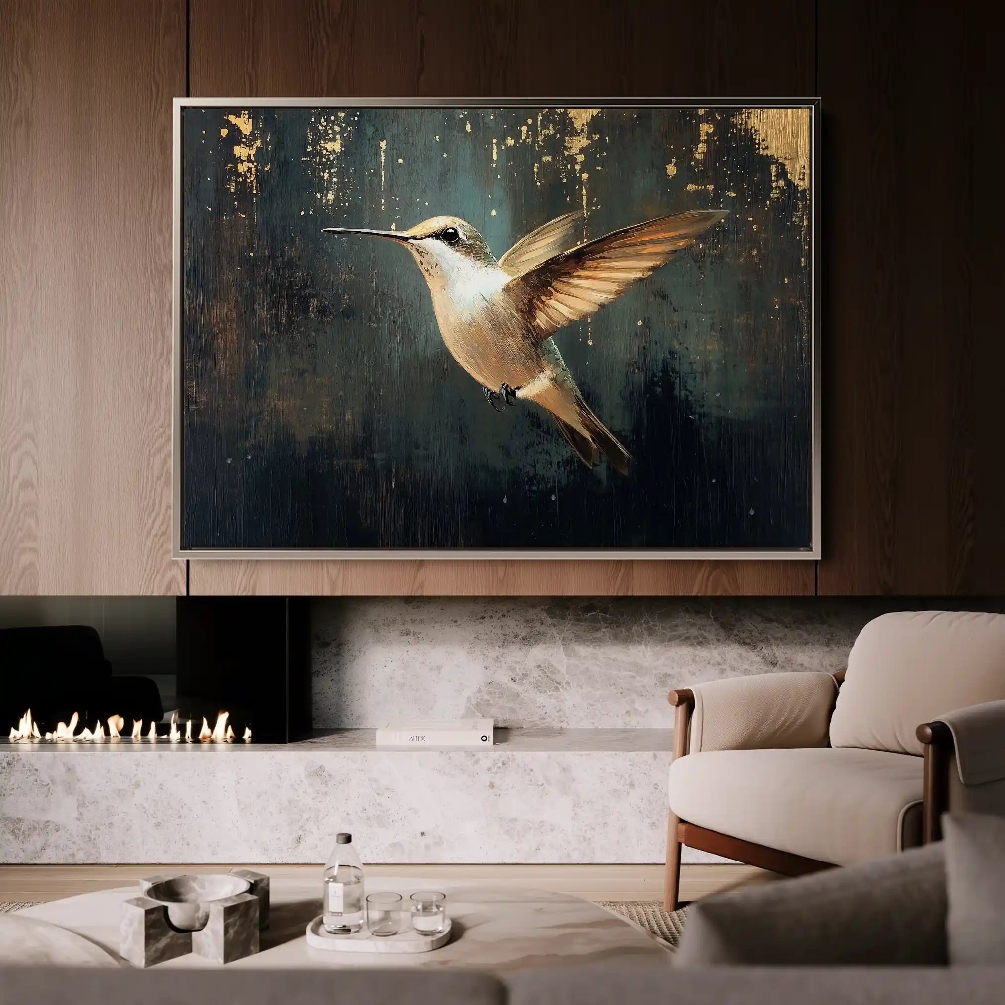 Animals 226 Canvas Art 60 x 40 cm / Black