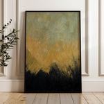 Abstract 226 Canvas Art 60 x 40 cm / Black