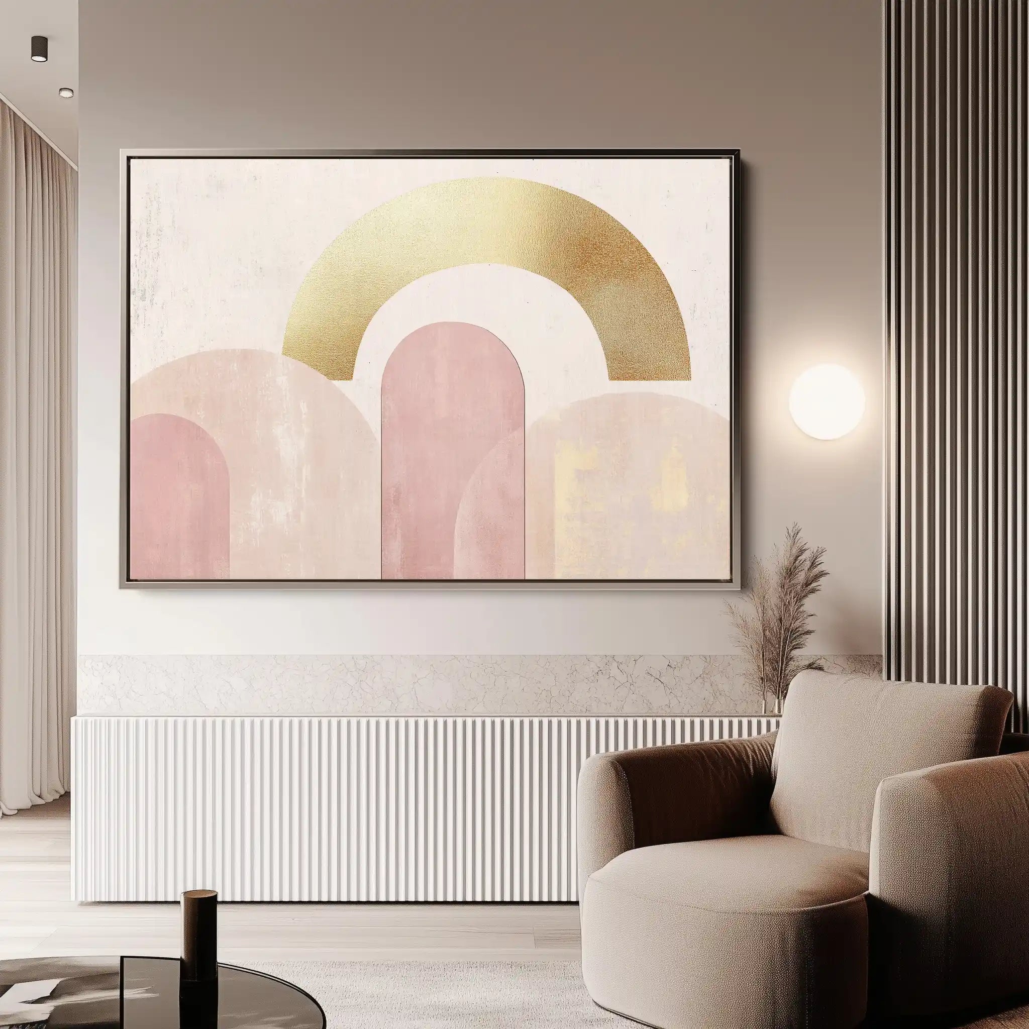 Boho 226 Canvas Art 60 x 40 cm / Black