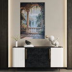 Landscape 226 Canvas Art 60 x 40 cm / Black