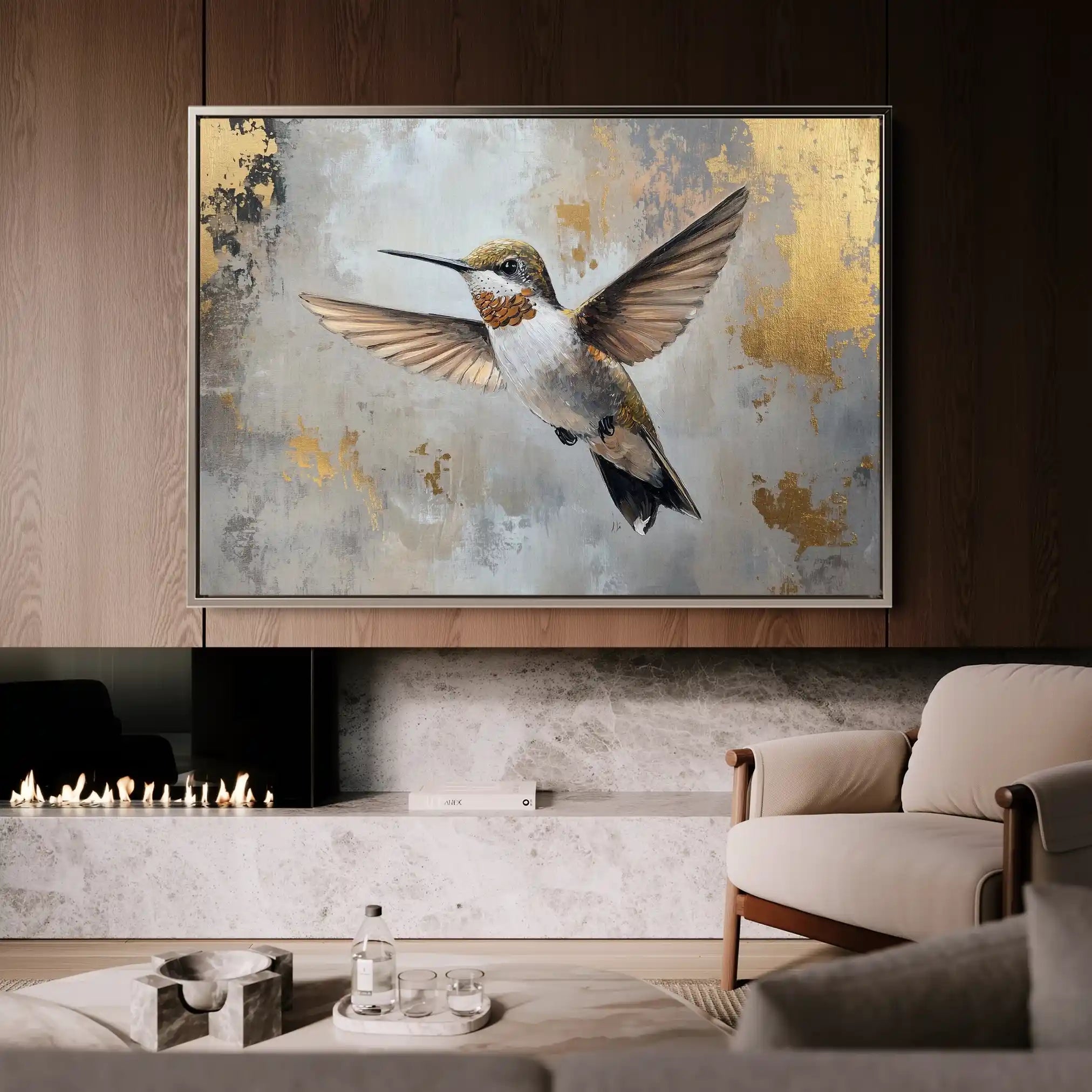 Animals 227 Canvas Art 60 x 40 cm / Black