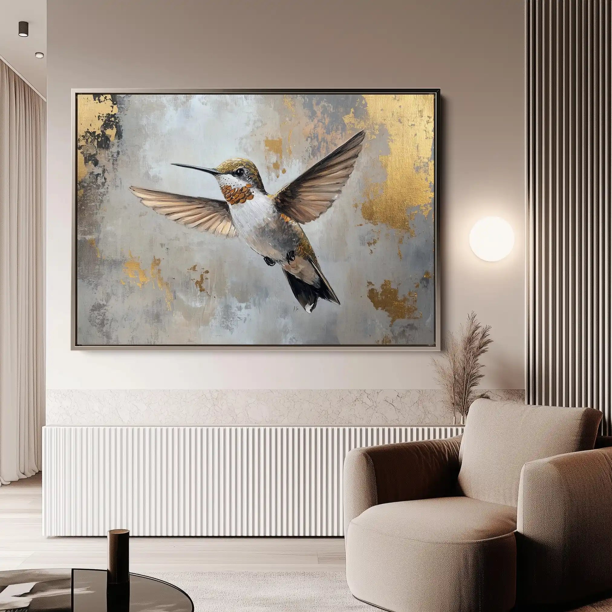 Animals 227 Canvas Art 60 x 40 cm / Black