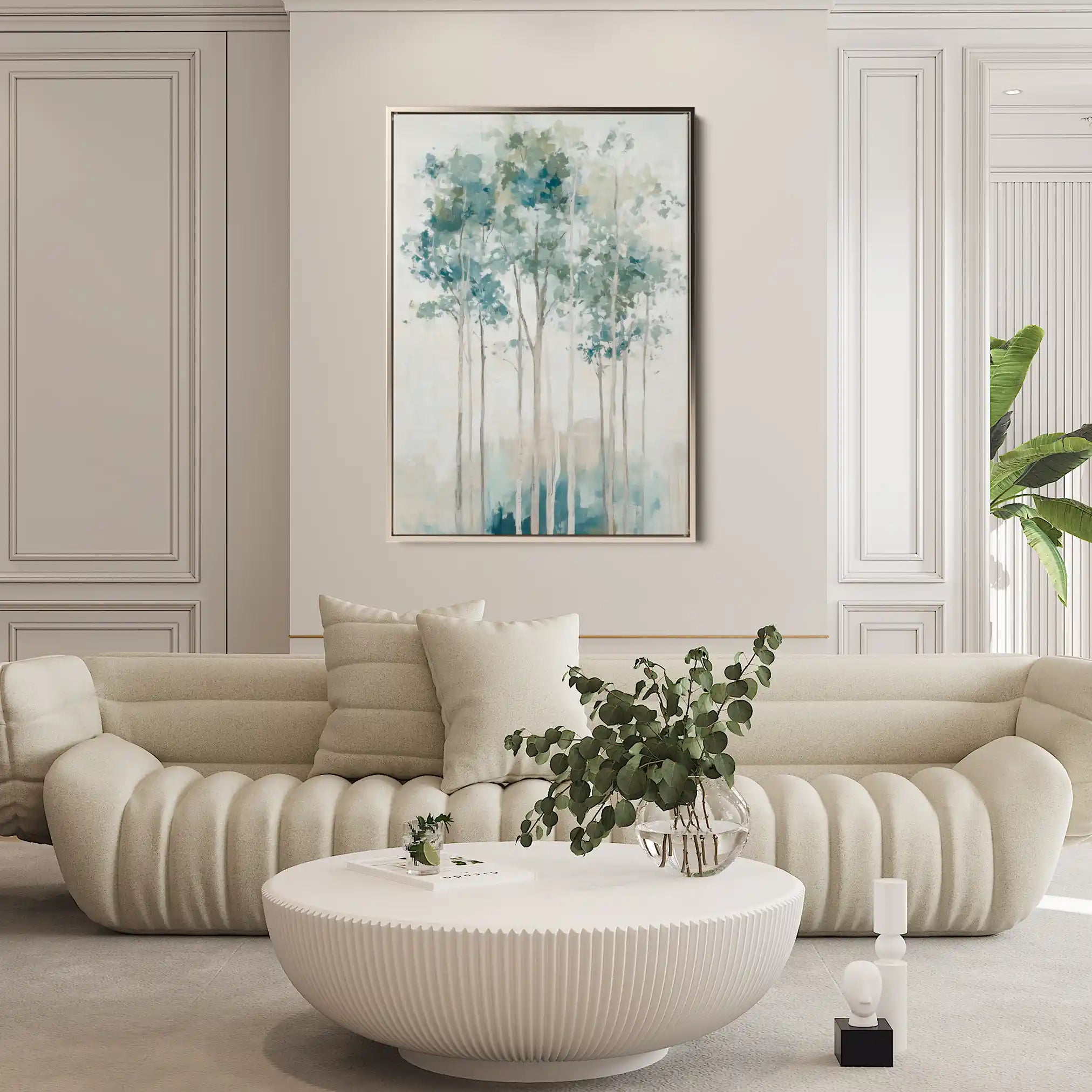 Landscape 227 Canvas Art 60 x 40 cm / Black