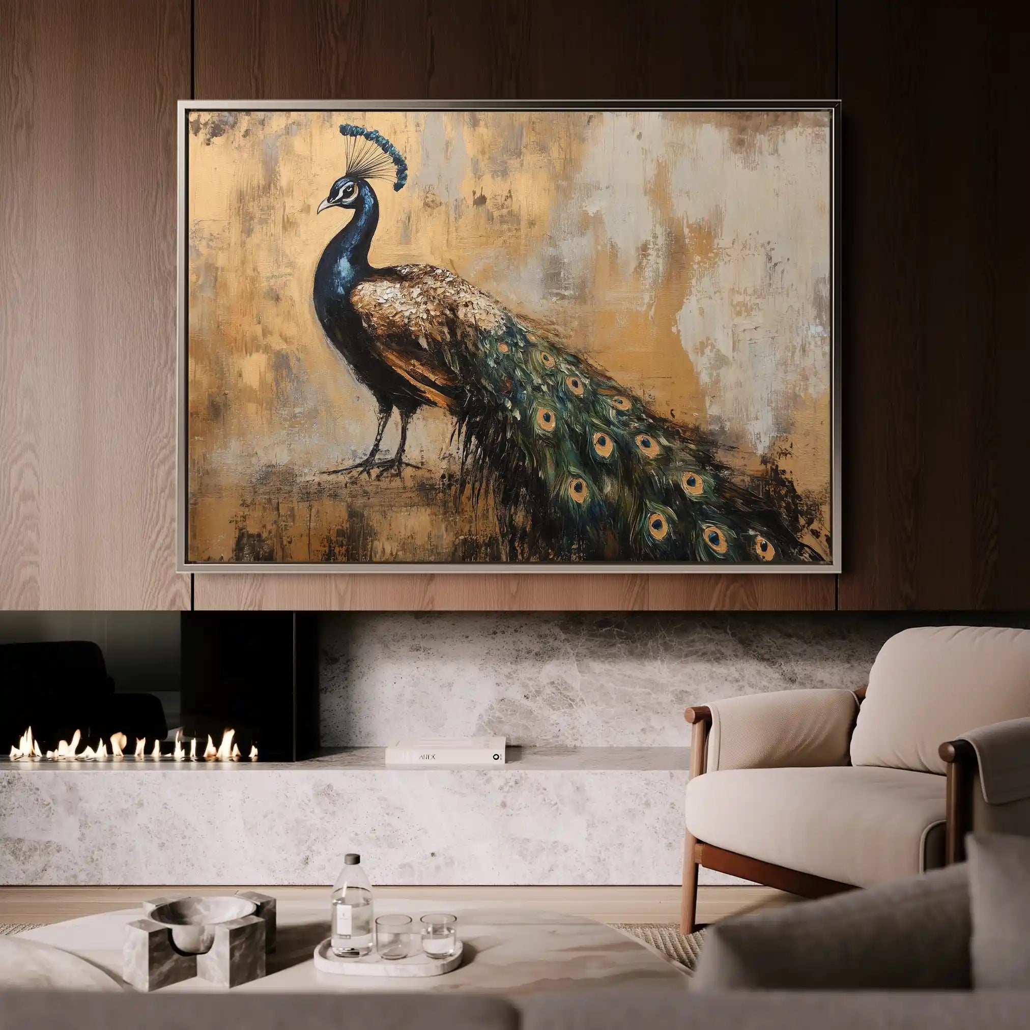 Animals 228 Canvas Art 60 x 40 cm / Black