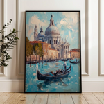 Landscape 228 Canvas Art 60 x 40 cm / Black