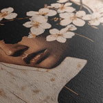 Portrait 228 Canvas Art 60 x 40 cm / Black