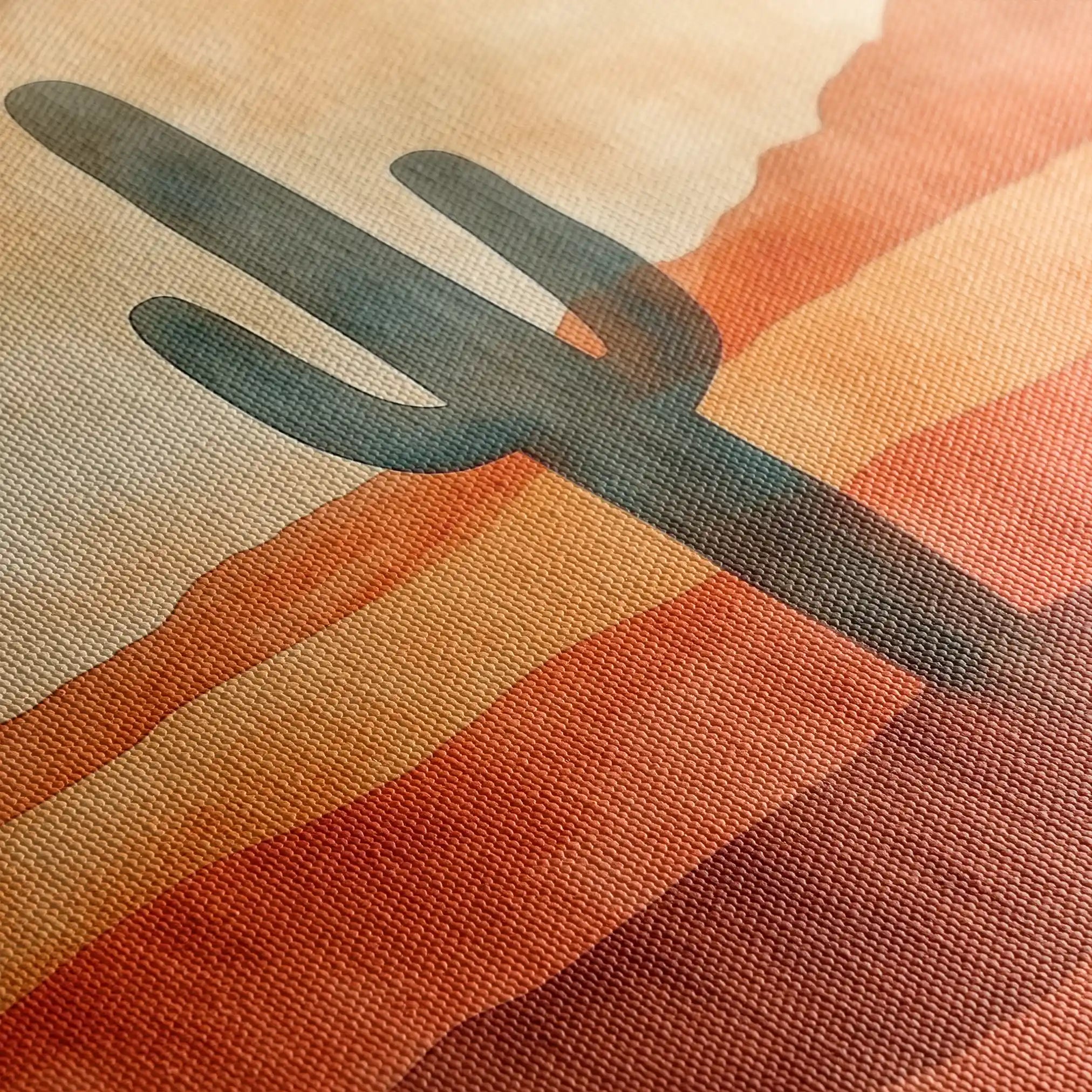 Boho 229 Canvas Art 60 x 40 cm / Black